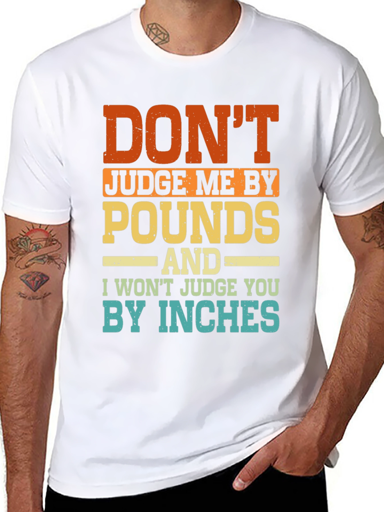 Funny Dont Judge Me Graphic T-Shirt