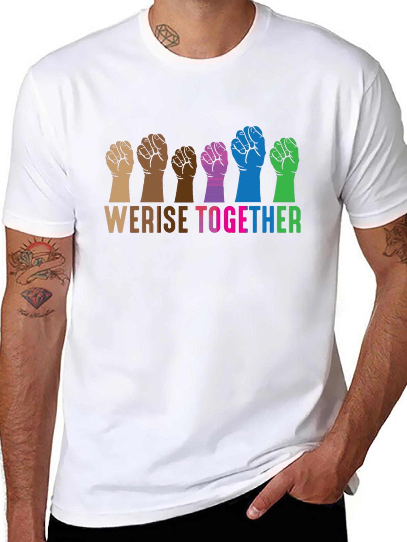 We Rise Together Graphic T-Shirt