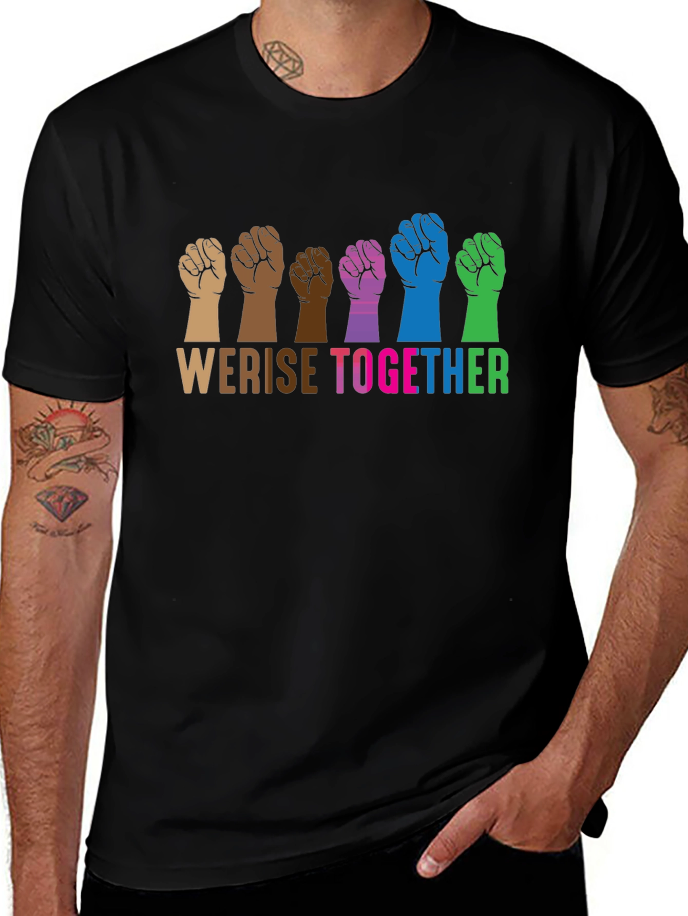We Rise Together Graphic T-Shirt