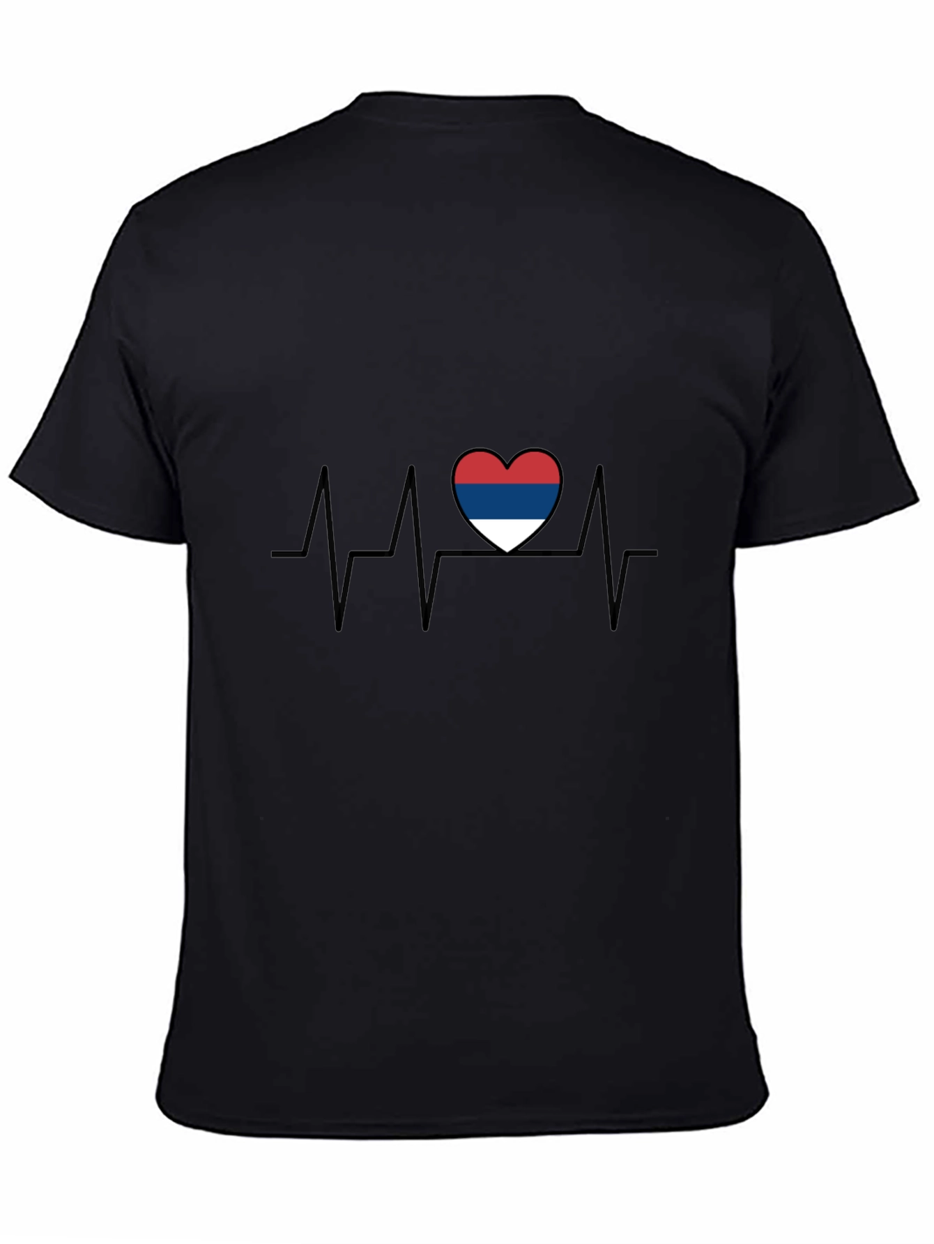 Serbia Heartbeat T-Shirt - Patriotic Pride