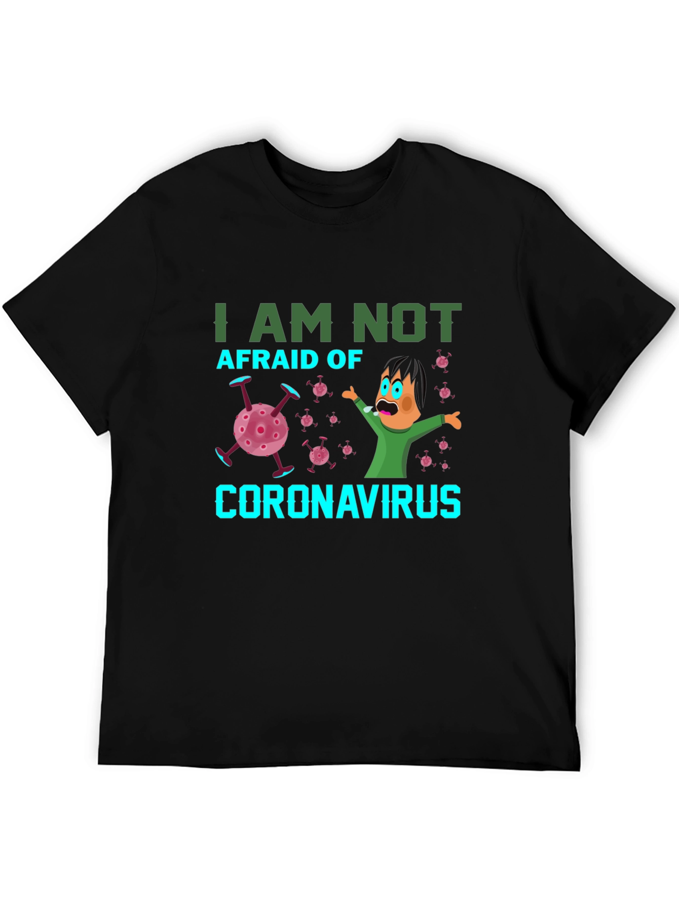 Fearless Coronavirus T-Shirt: Funny Virus Tee