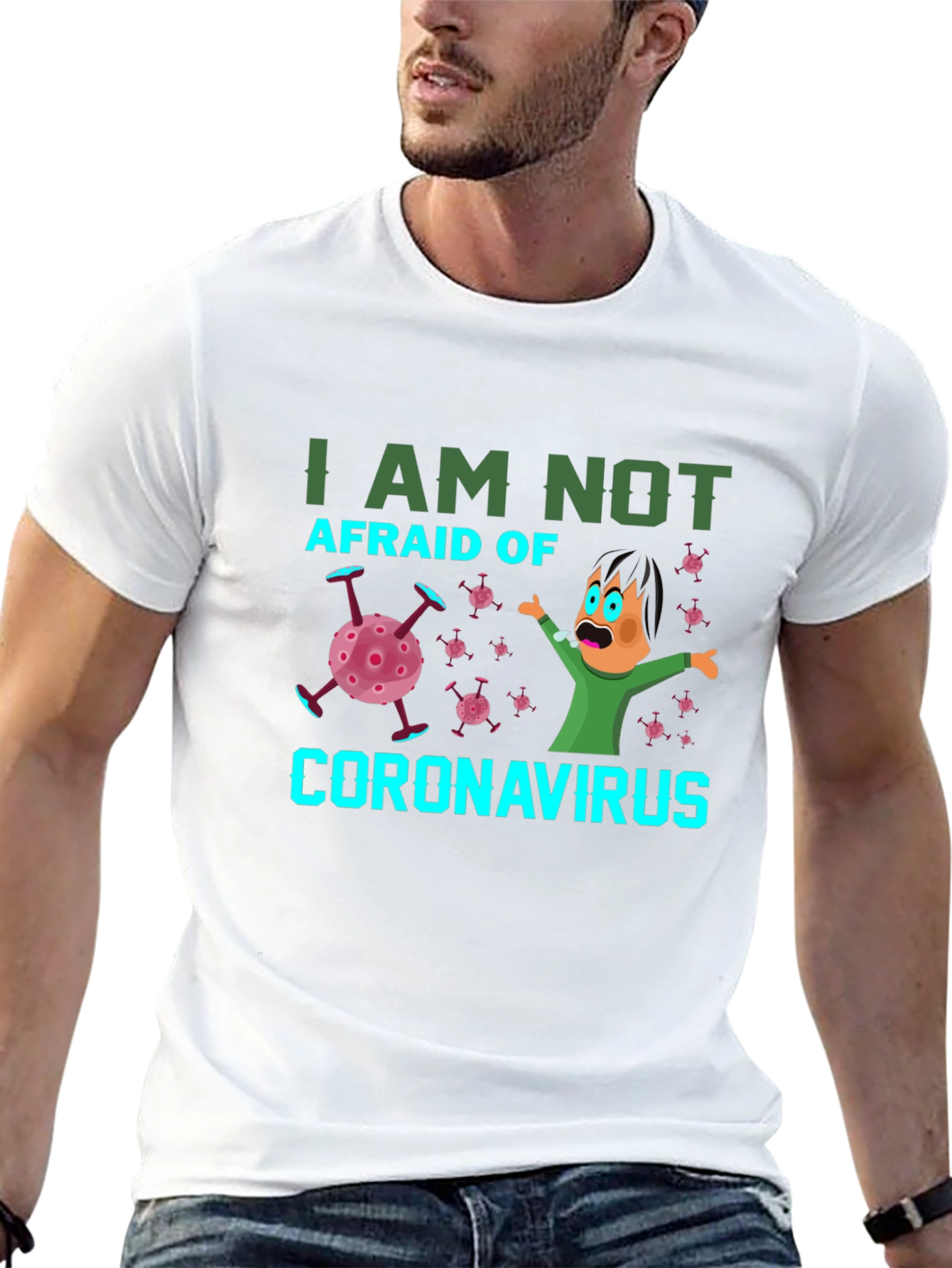Fearless Coronavirus T-Shirt: Funny Virus Tee