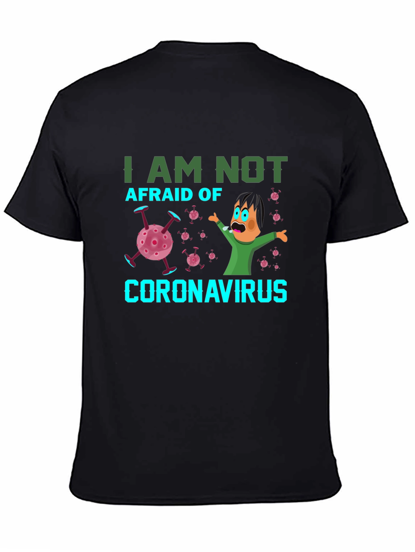 Fearless Coronavirus T-Shirt: Funny Virus Tee