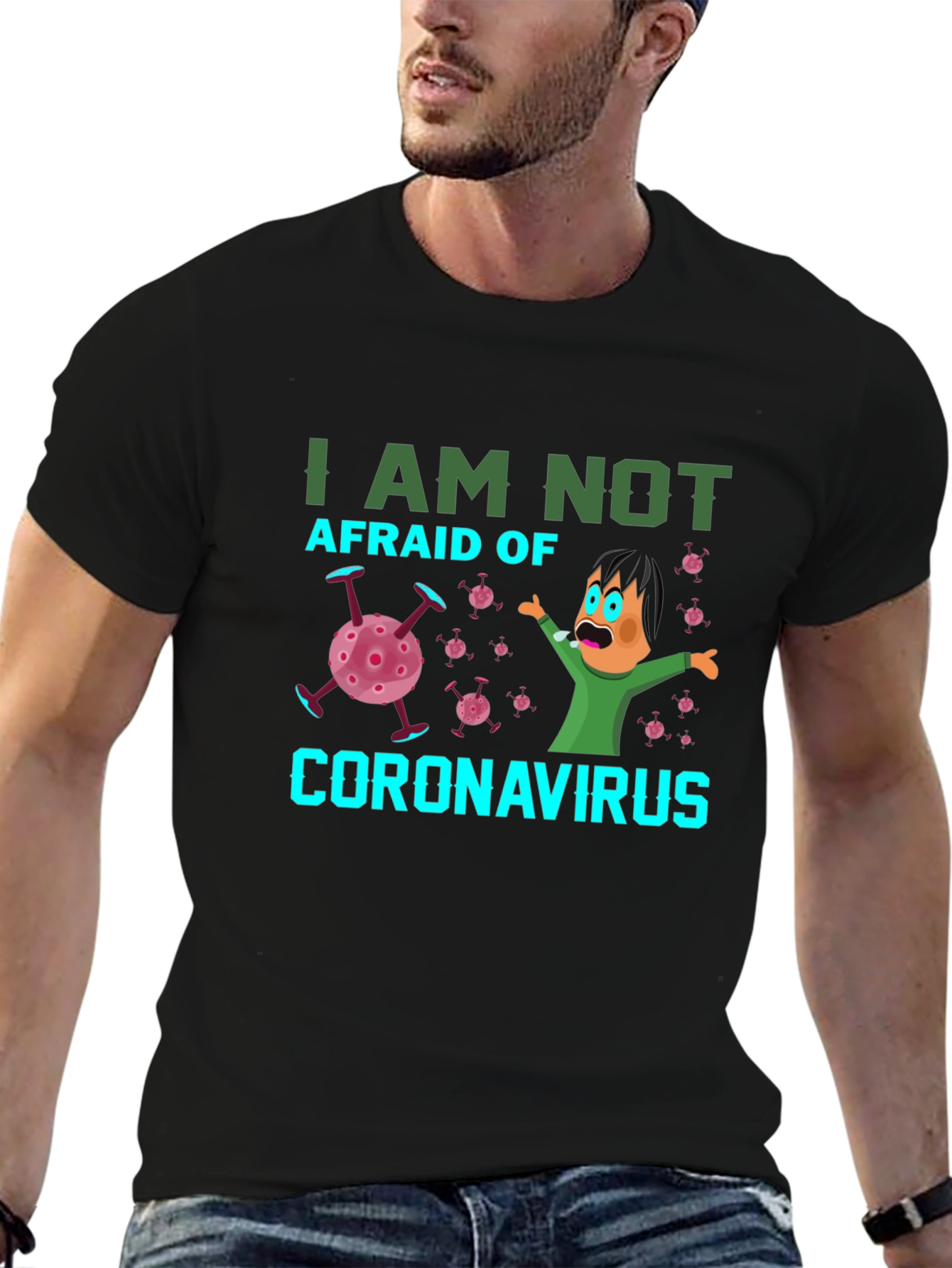 Fearless Coronavirus T-Shirt: Funny Virus Tee