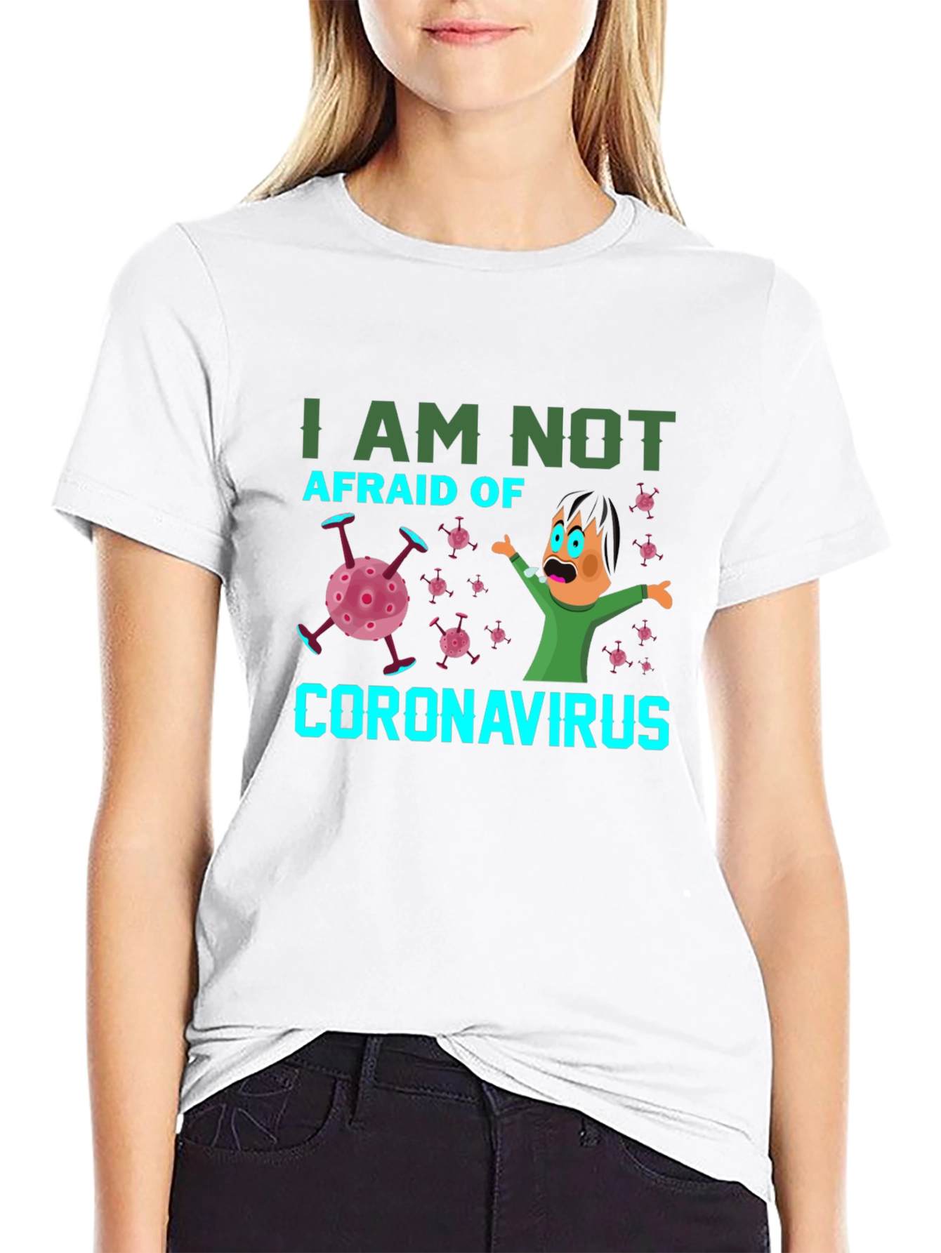 Fearless Coronavirus T-Shirt: Funny Virus Tee