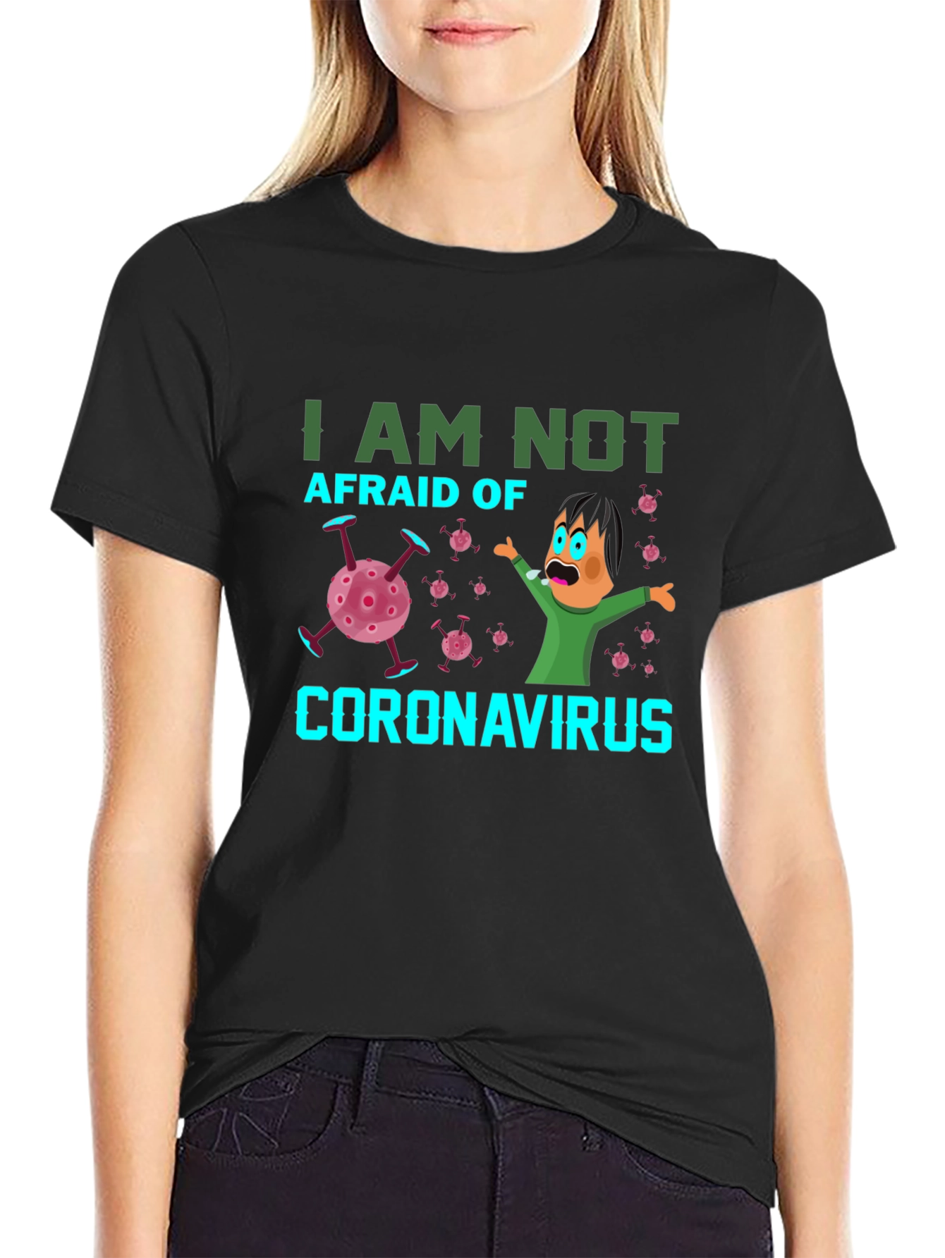 Fearless Coronavirus T-Shirt: Funny Virus Tee