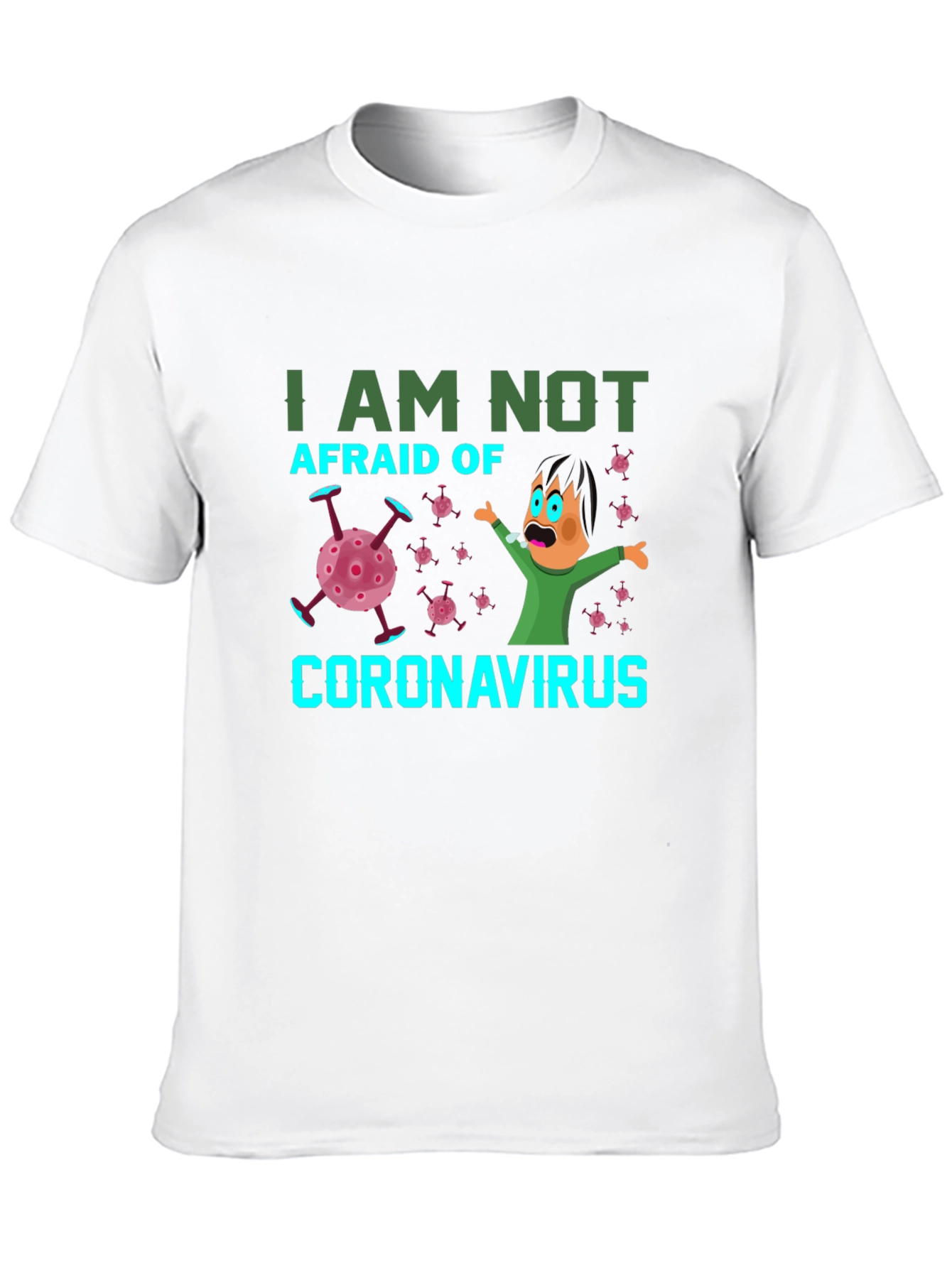Fearless Coronavirus T-Shirt: Funny Virus Tee