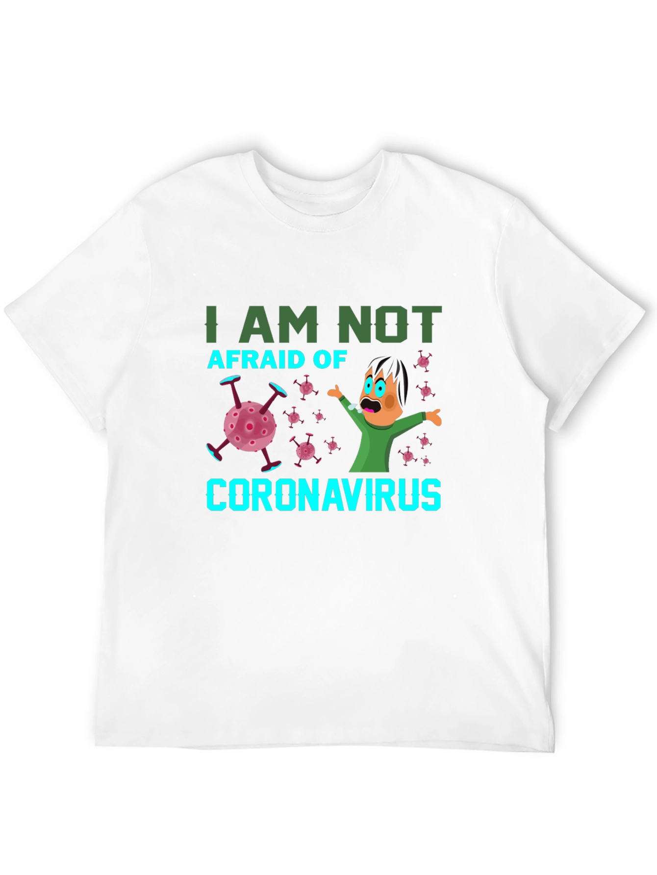 Fearless Coronavirus T-Shirt: Funny Virus Tee