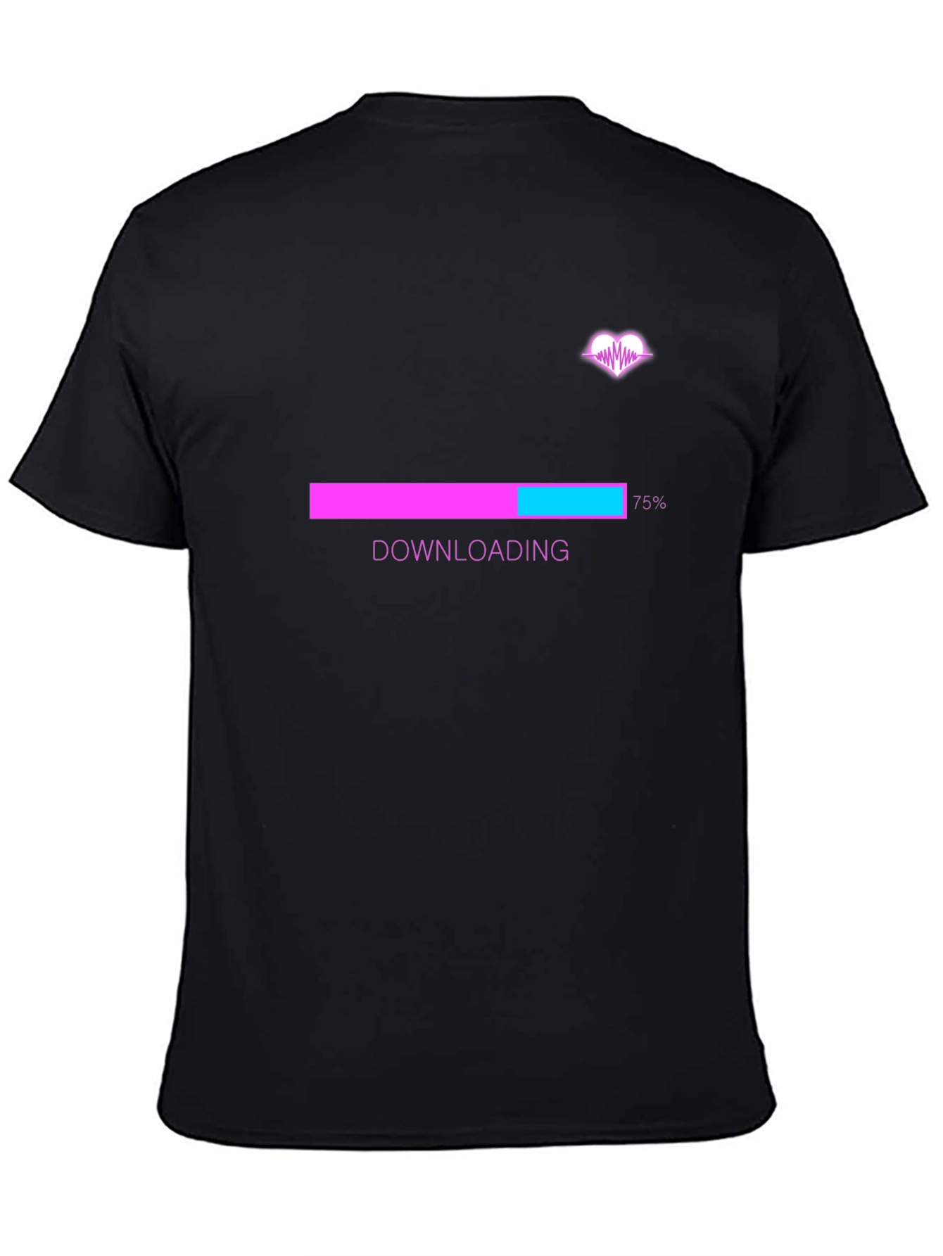 Downloading Love Black T-Shirt