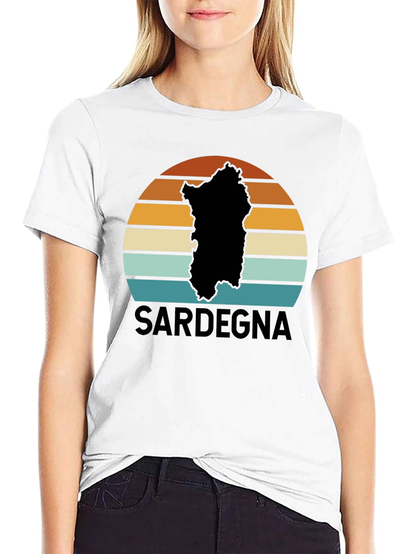 Sardegna Sunset Graphic Tee - Island Pride
