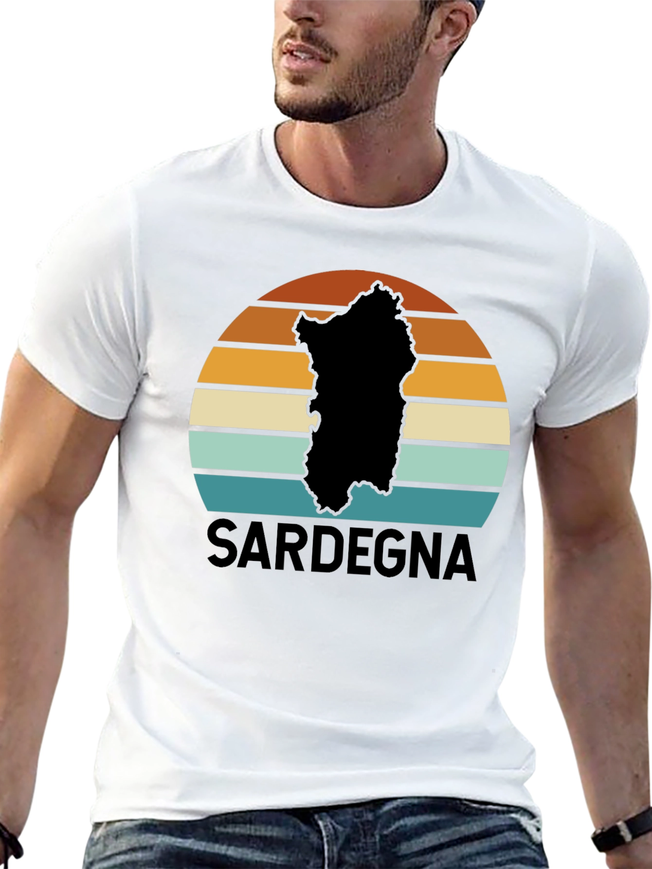 Sardegna Sunset Graphic Tee - Island Pride