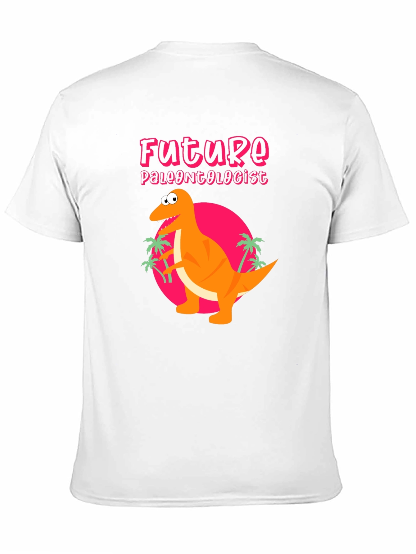 Future Paleontologist Dinosaur Black T-Shirt