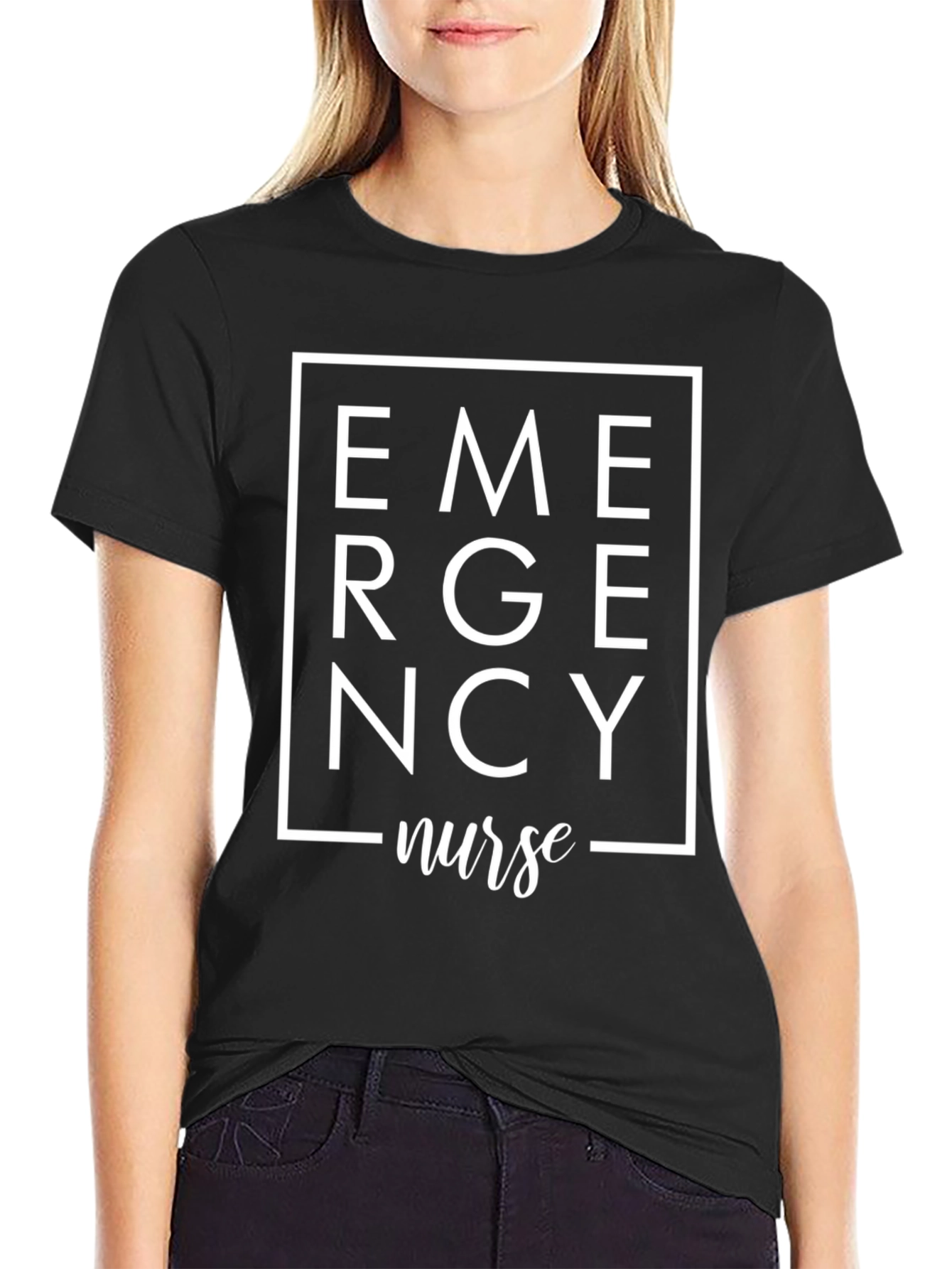 Emergency Nurse Graphic T-Shirt - Stylish Medical Apparel