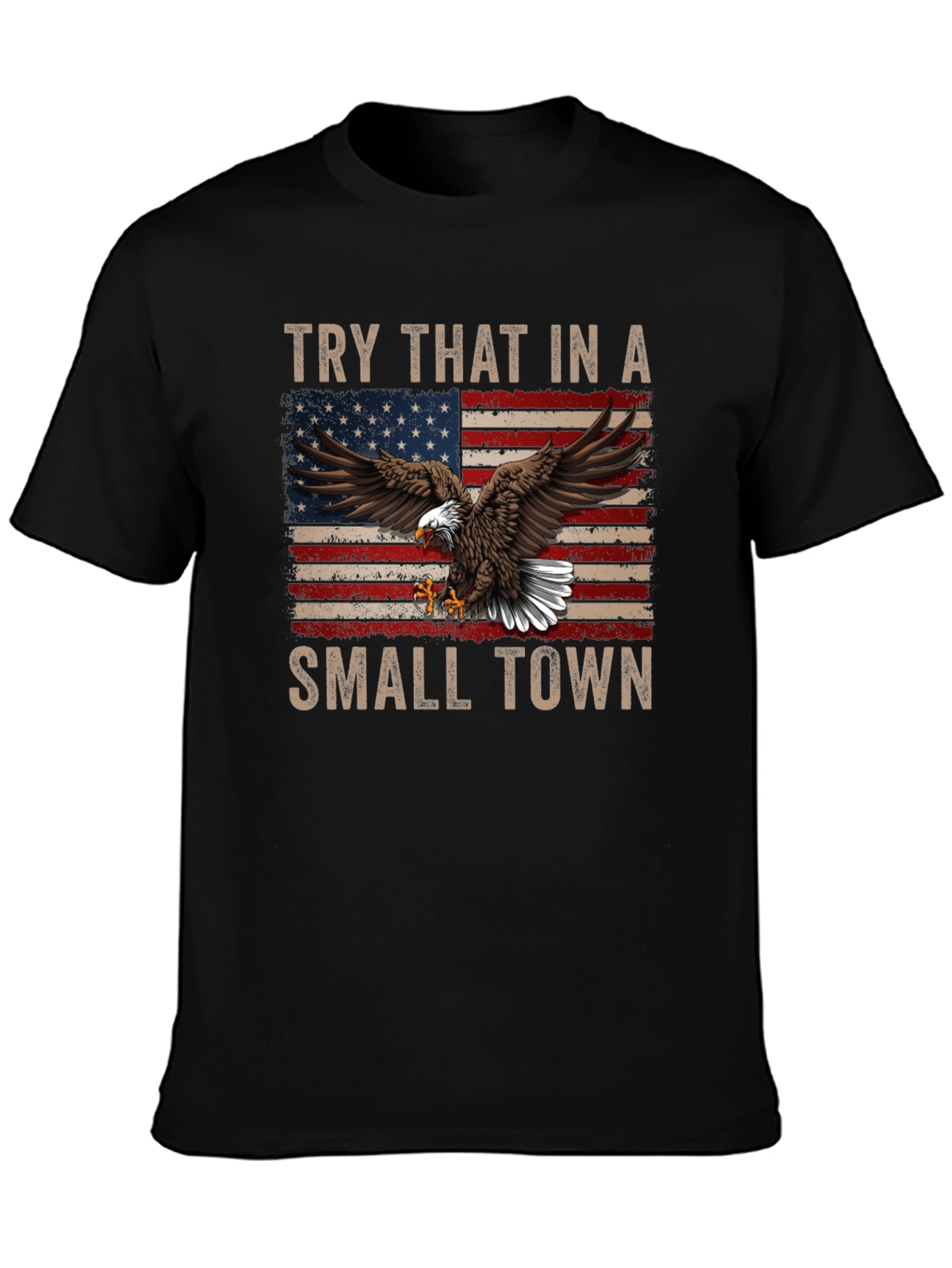 Patriotic Eagle American Flag T-Shirt