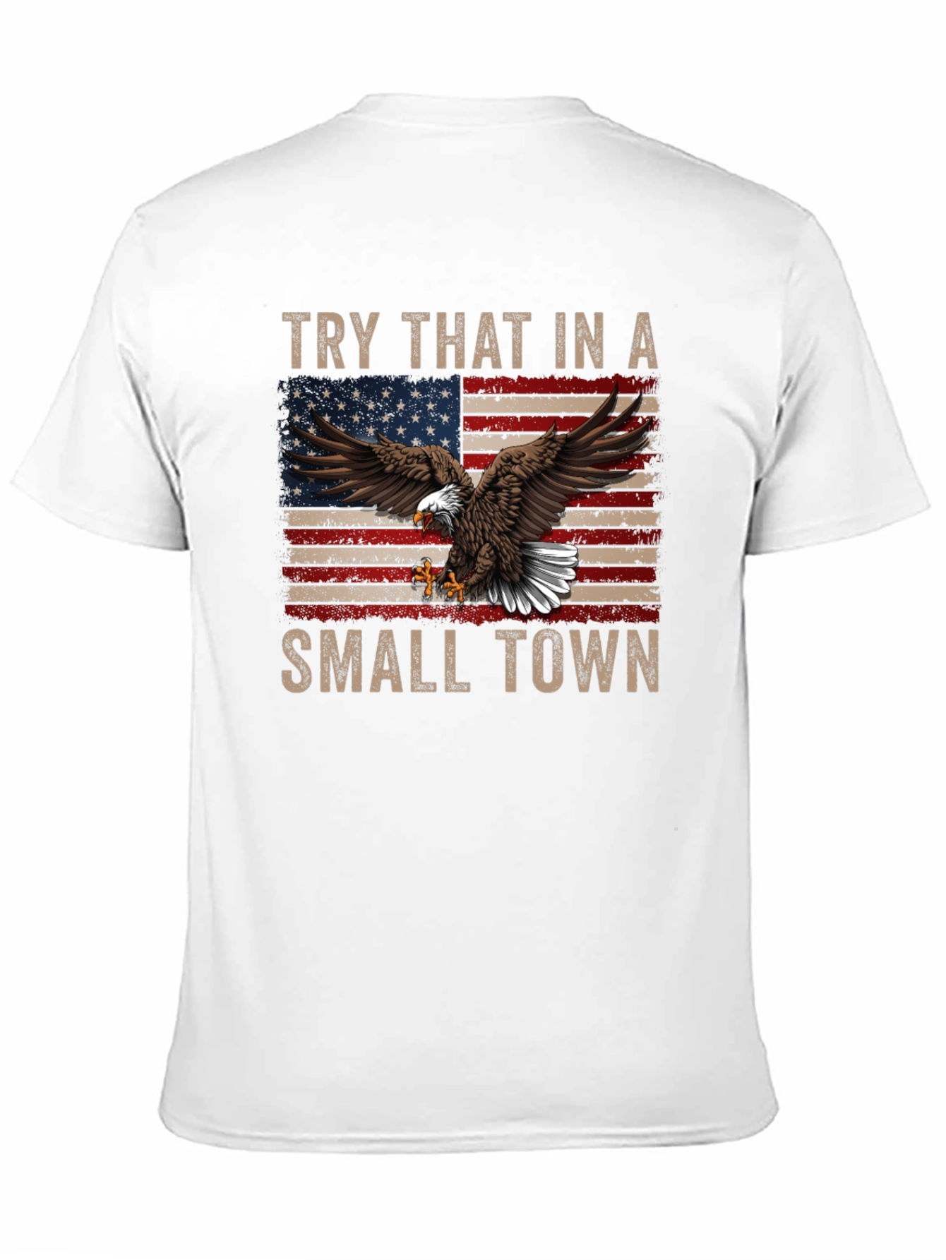 Patriotic Eagle American Flag T-Shirt