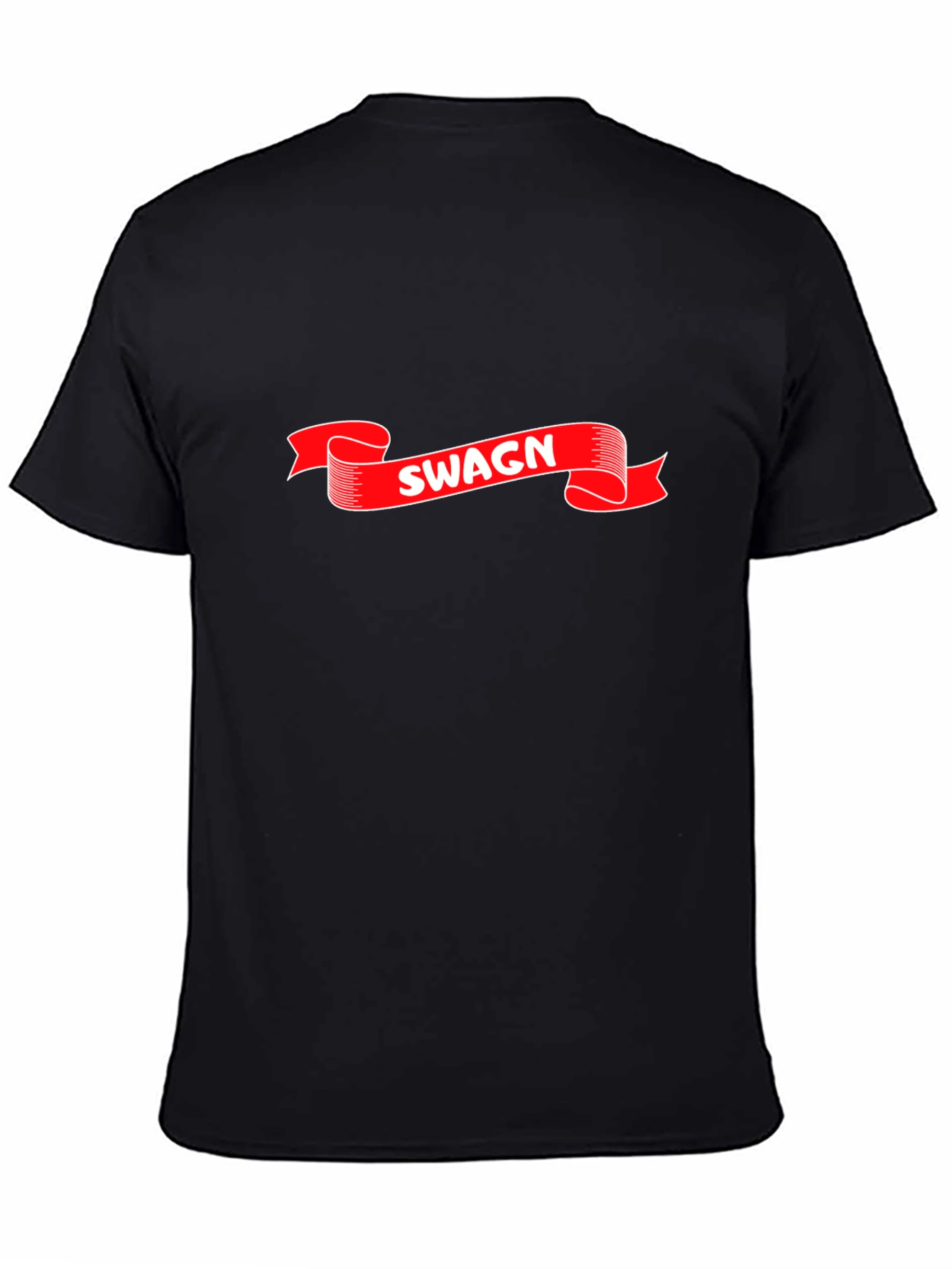 Swagn Graphic T-Shirt - Stylish Black Tee