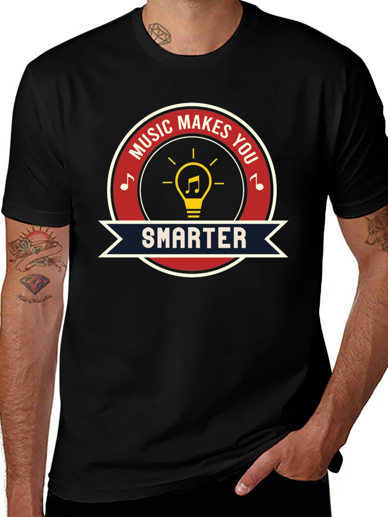 Music Makes You Smarter Graphic T-Shirt