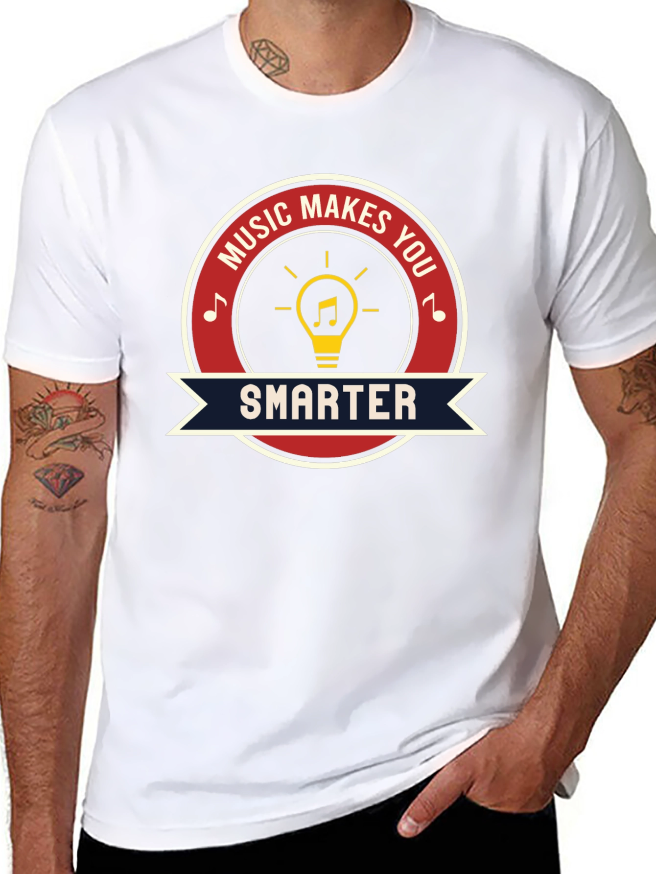 Music Makes You Smarter Graphic T-Shirt