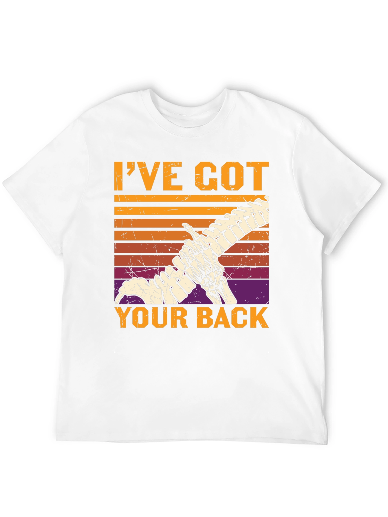 Ive Got Your Back Skeleton Graphic Tee