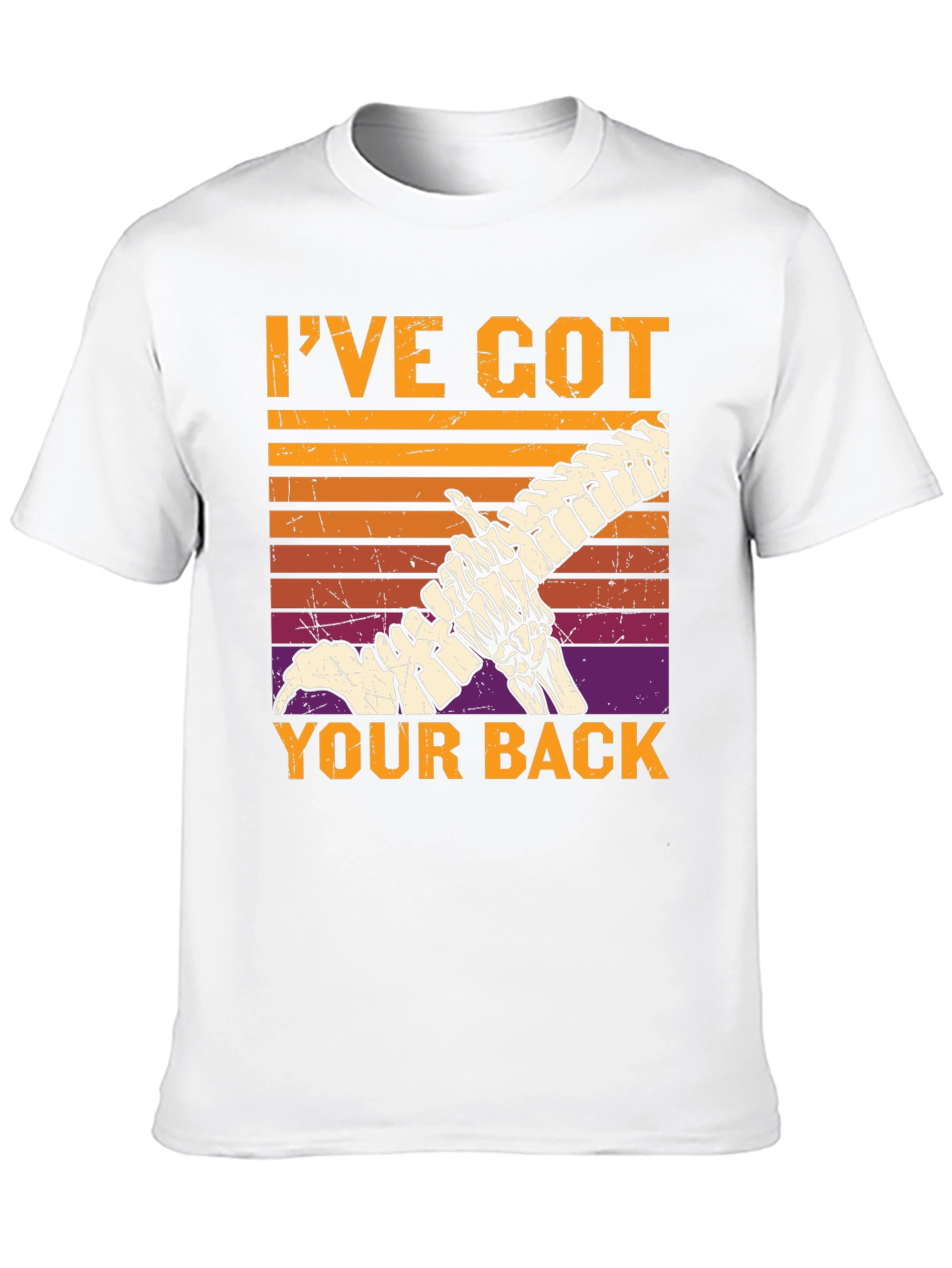 Ive Got Your Back Skeleton Graphic Tee