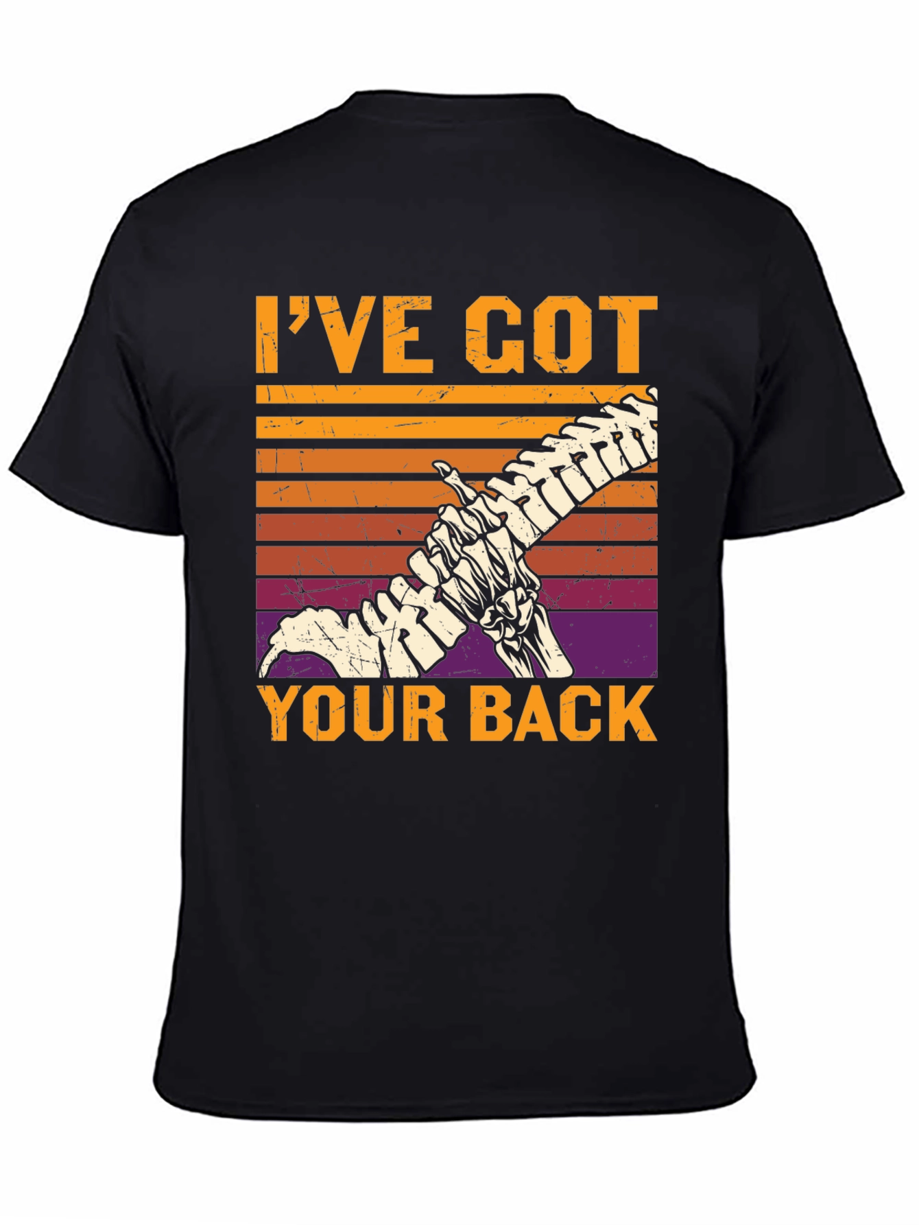 Ive Got Your Back Skeleton Graphic Tee