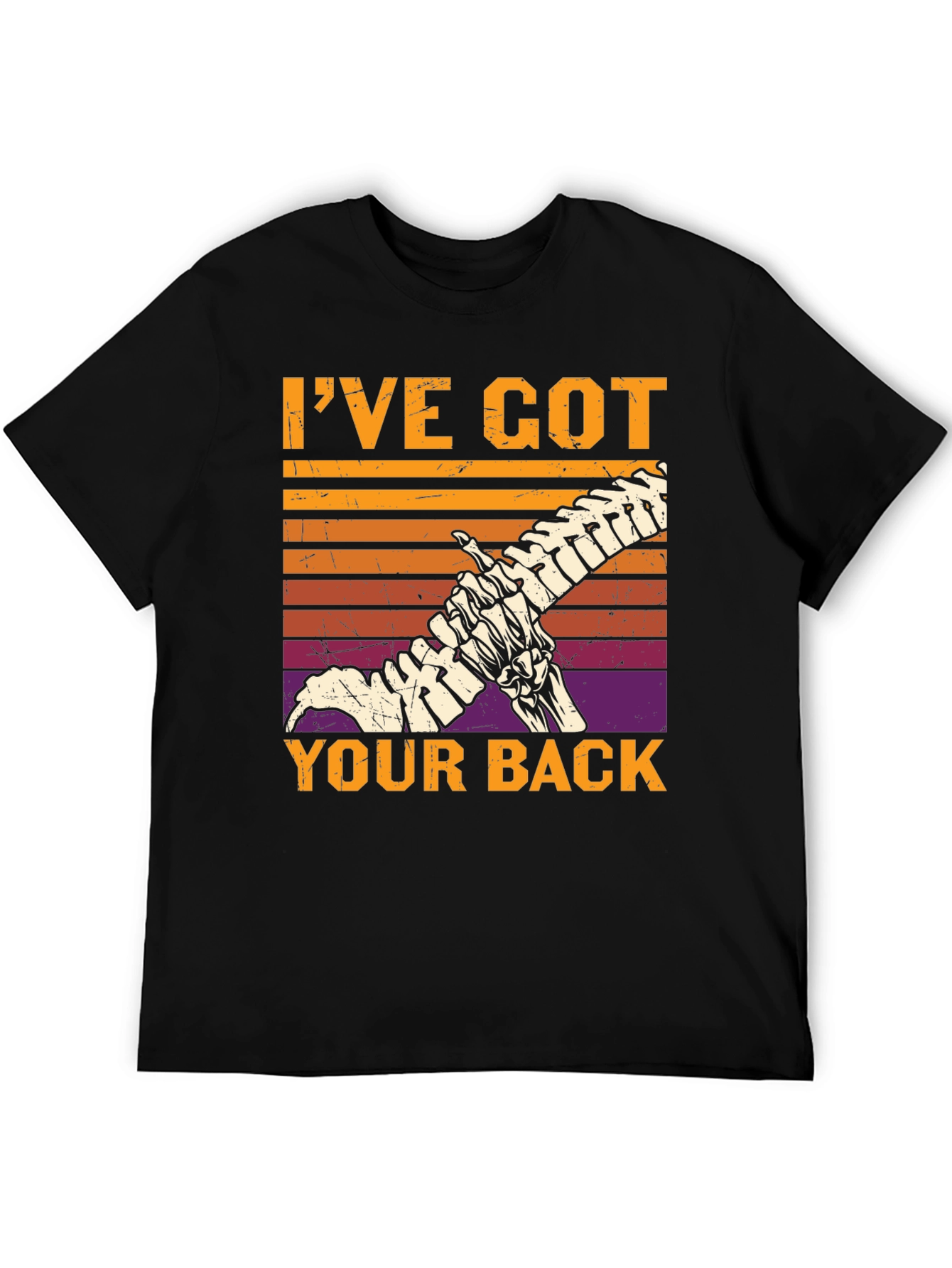 Ive Got Your Back Skeleton Graphic Tee
