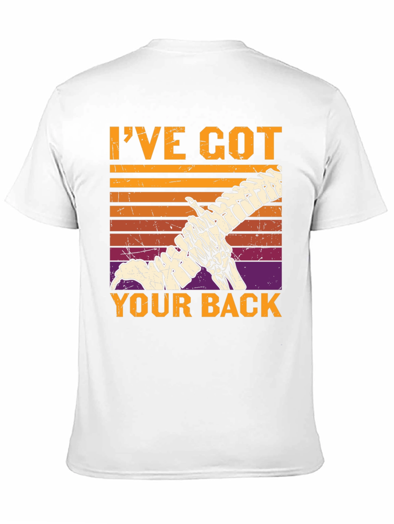 Ive Got Your Back Skeleton Graphic Tee