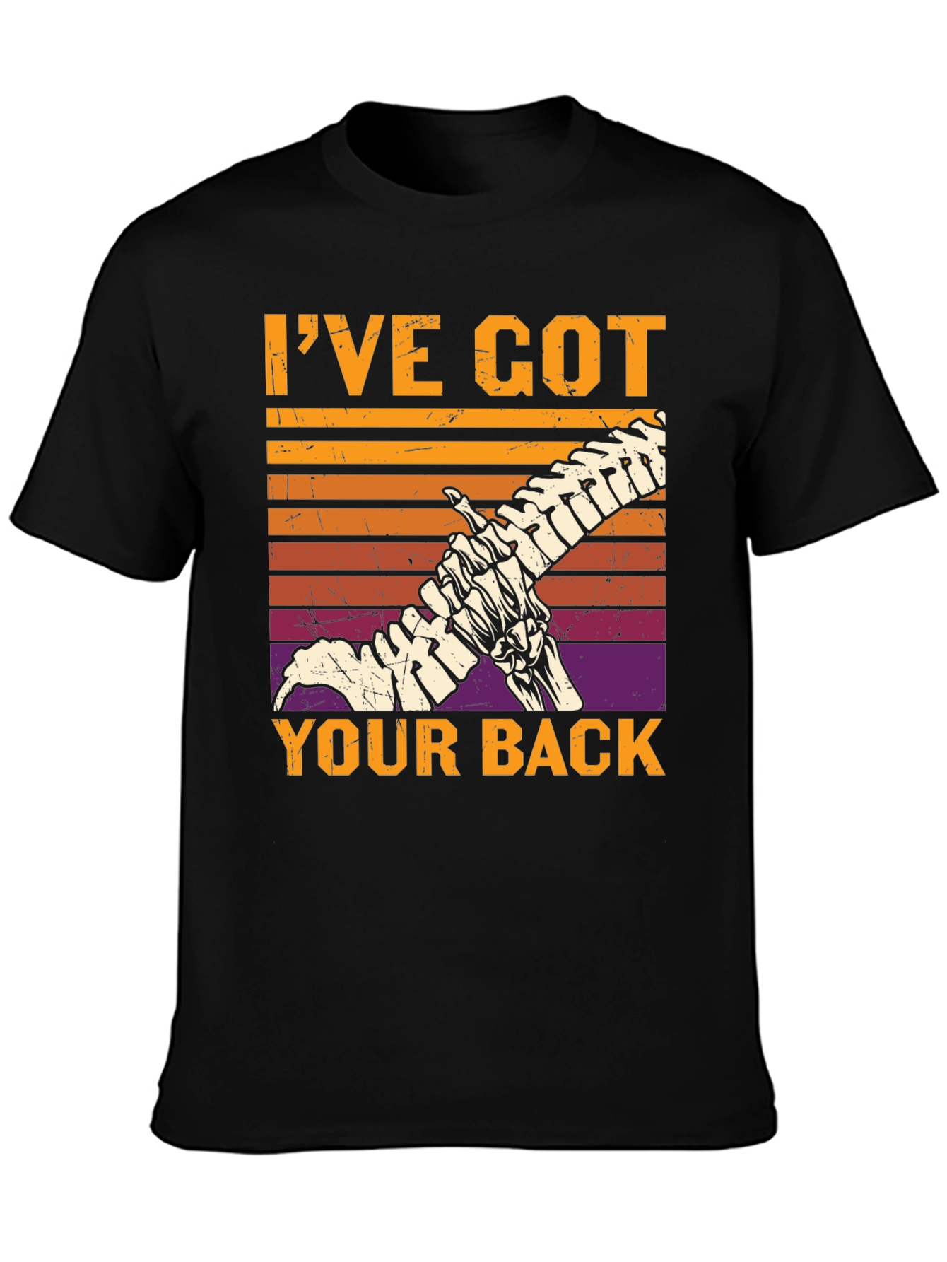 Ive Got Your Back Skeleton Graphic Tee
