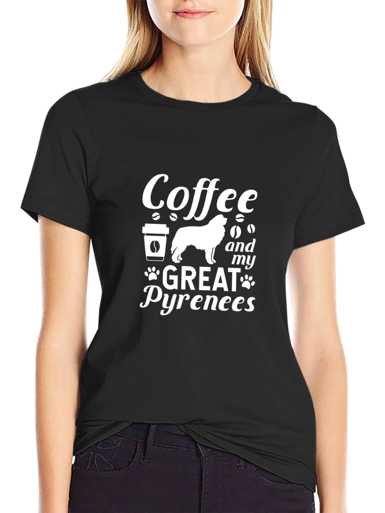 Coffee and My Great Pyrenees T-Shirt