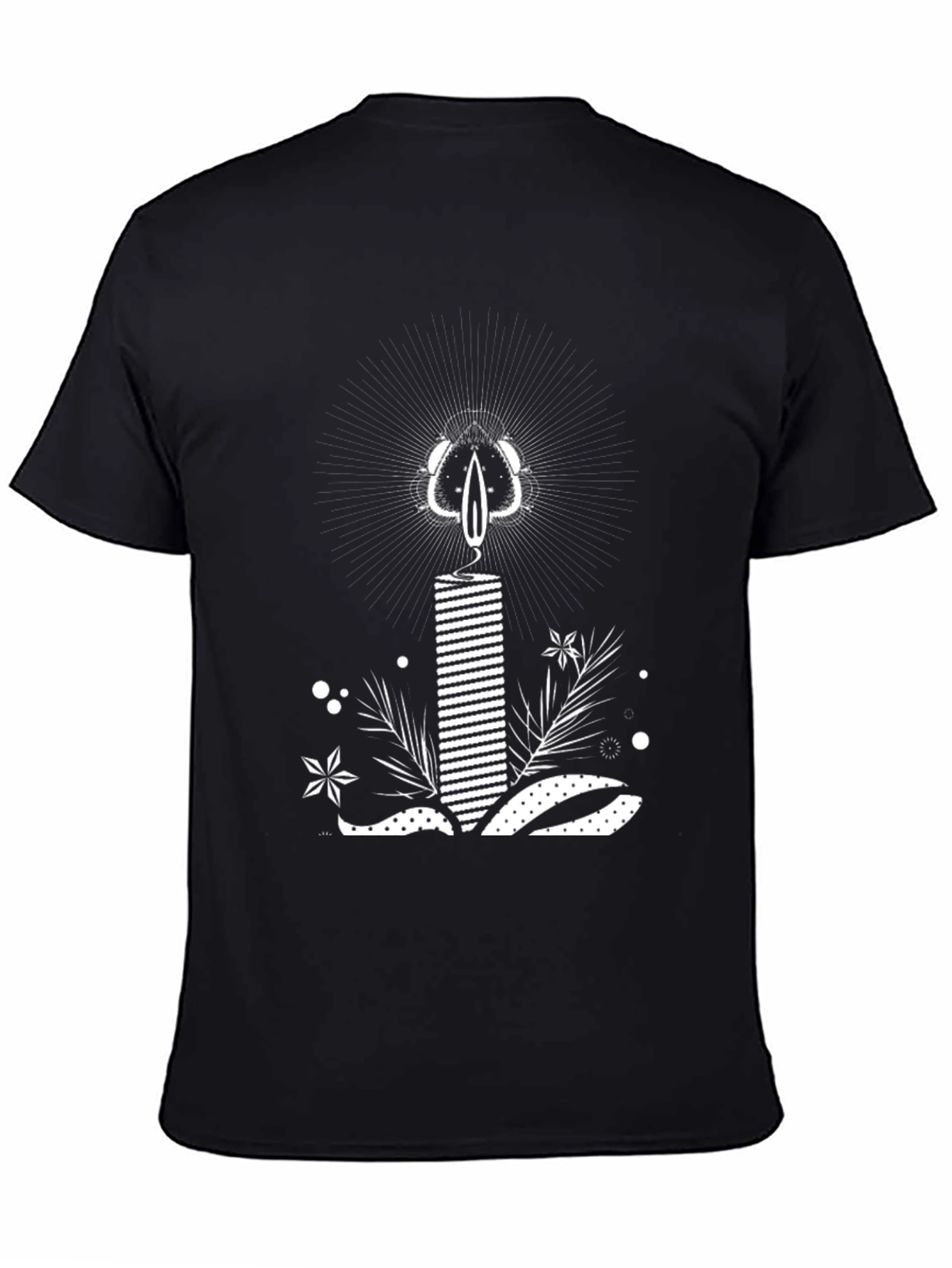 Candle Graphic Tee - Black