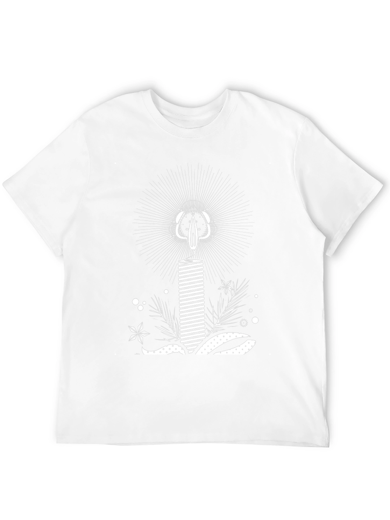 Candle Graphic Tee - Black