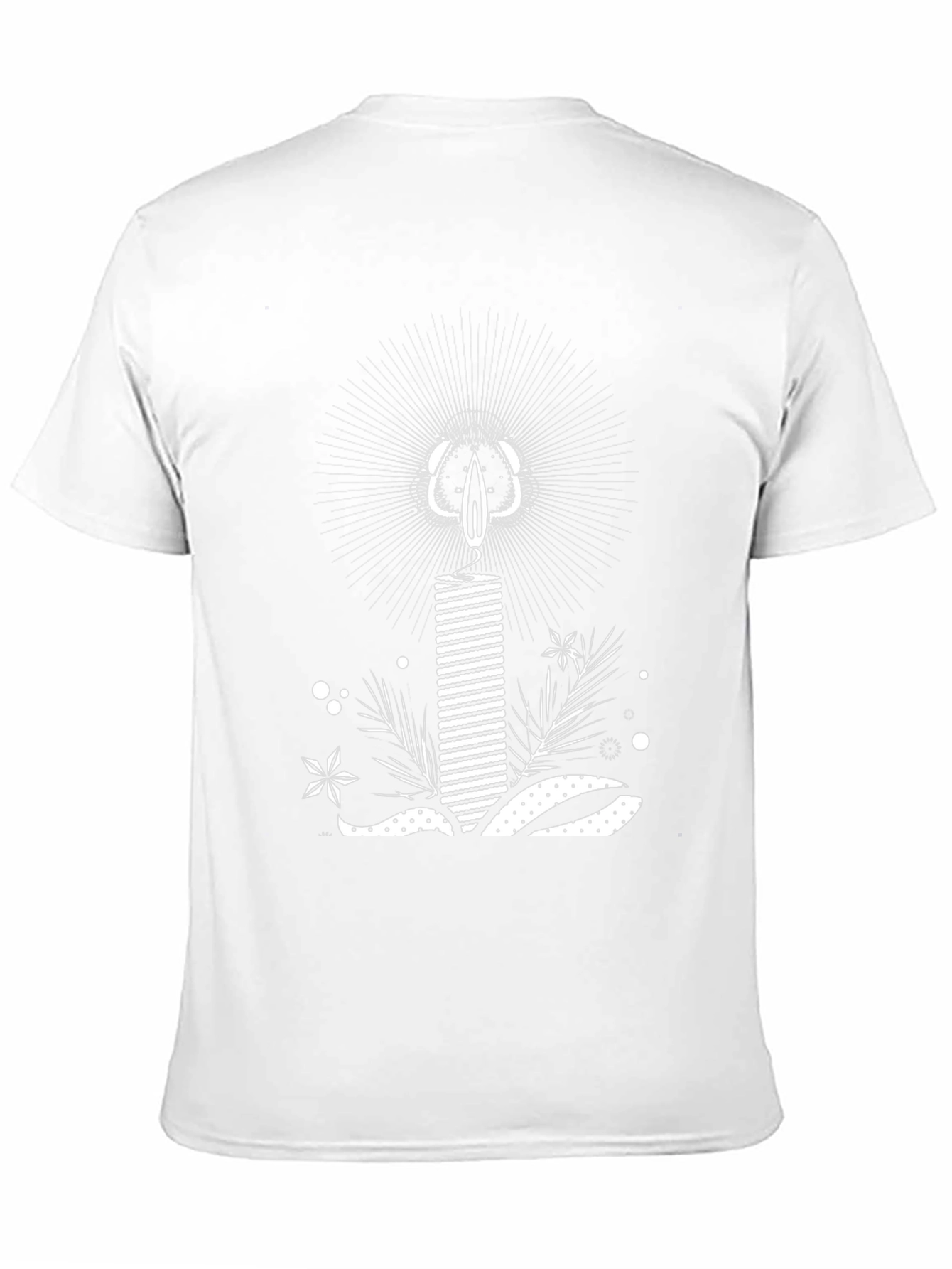 Candle Graphic Tee - Black