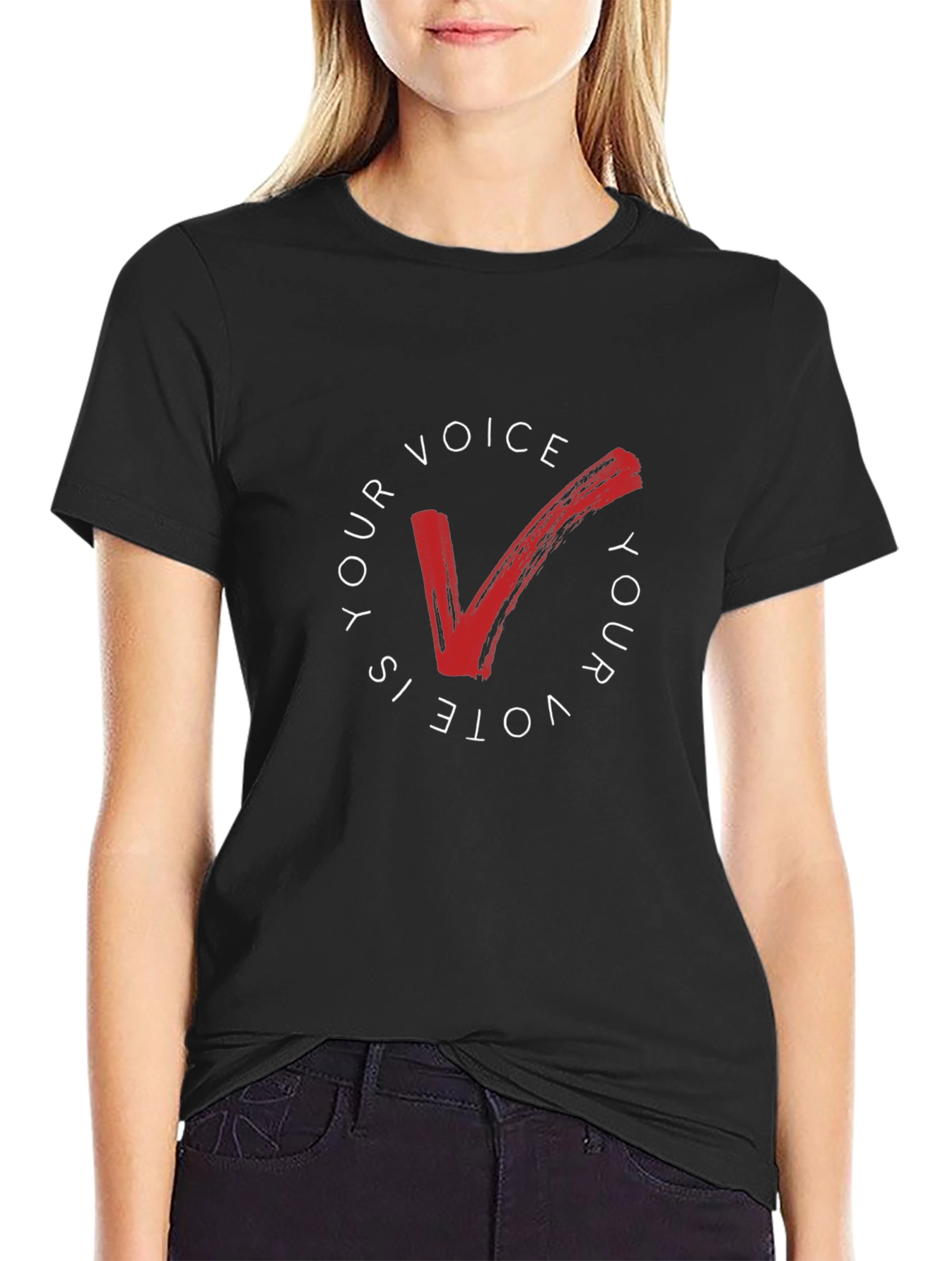 Your Voice Is Your Vote Graphic T-Shirt