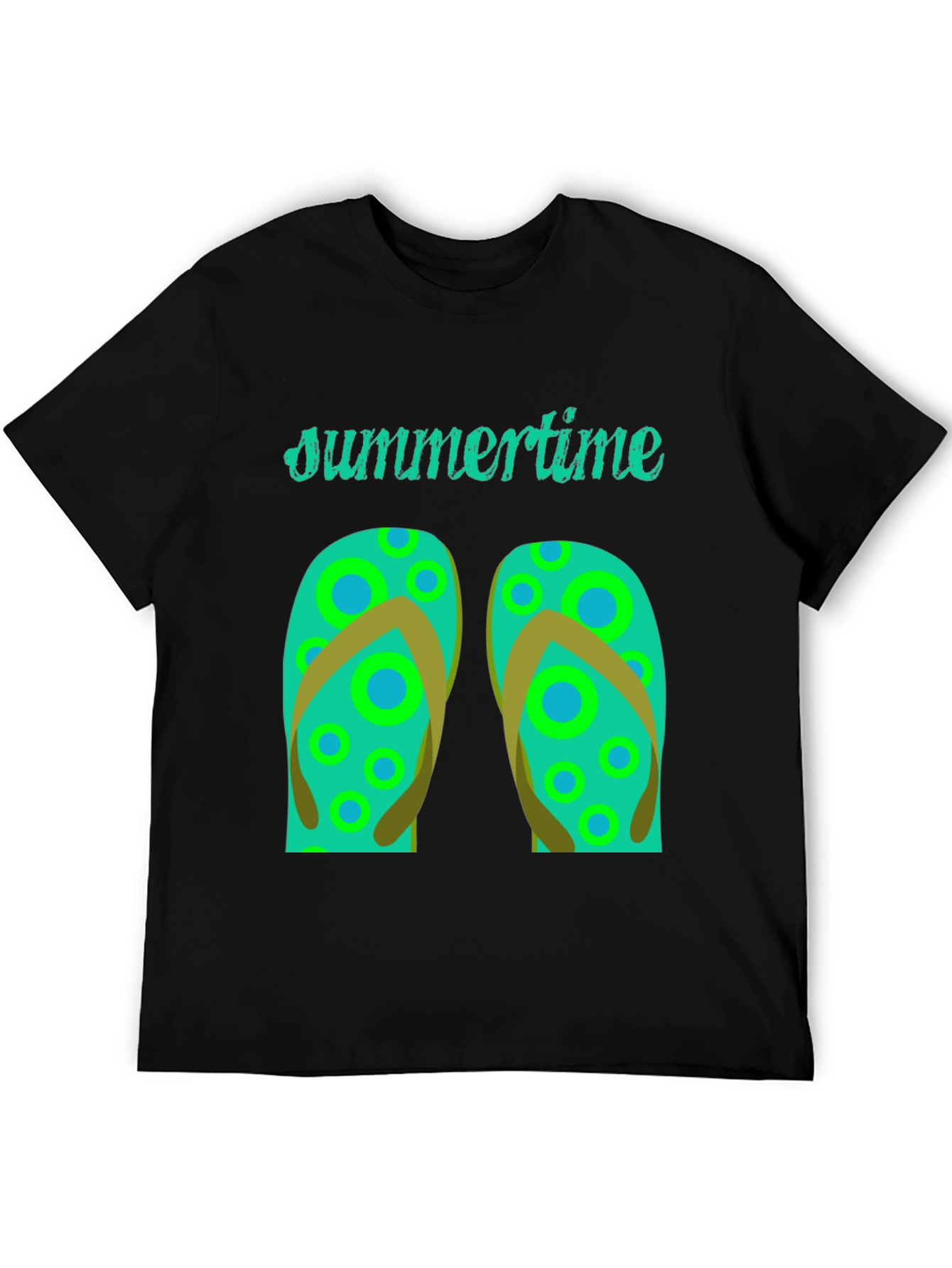 Summertime Flip Flop Graphic Tee