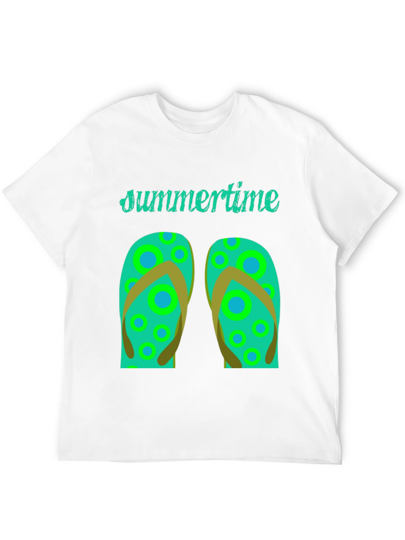Summertime Flip Flop Graphic Tee