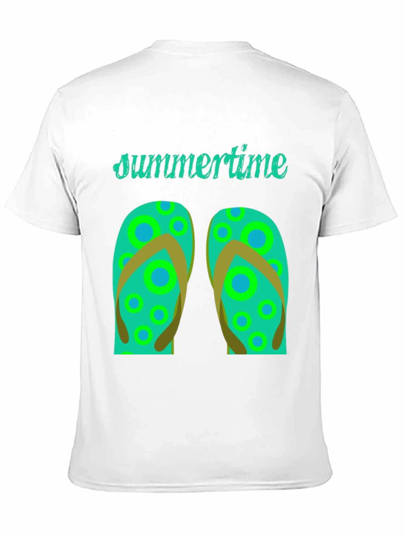 Summertime Flip Flop Graphic Tee