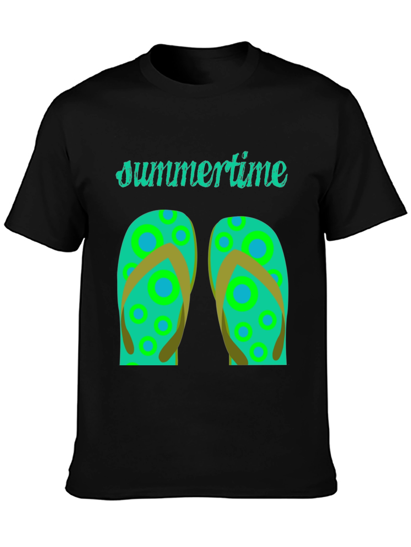 Summertime Flip Flop Graphic Tee