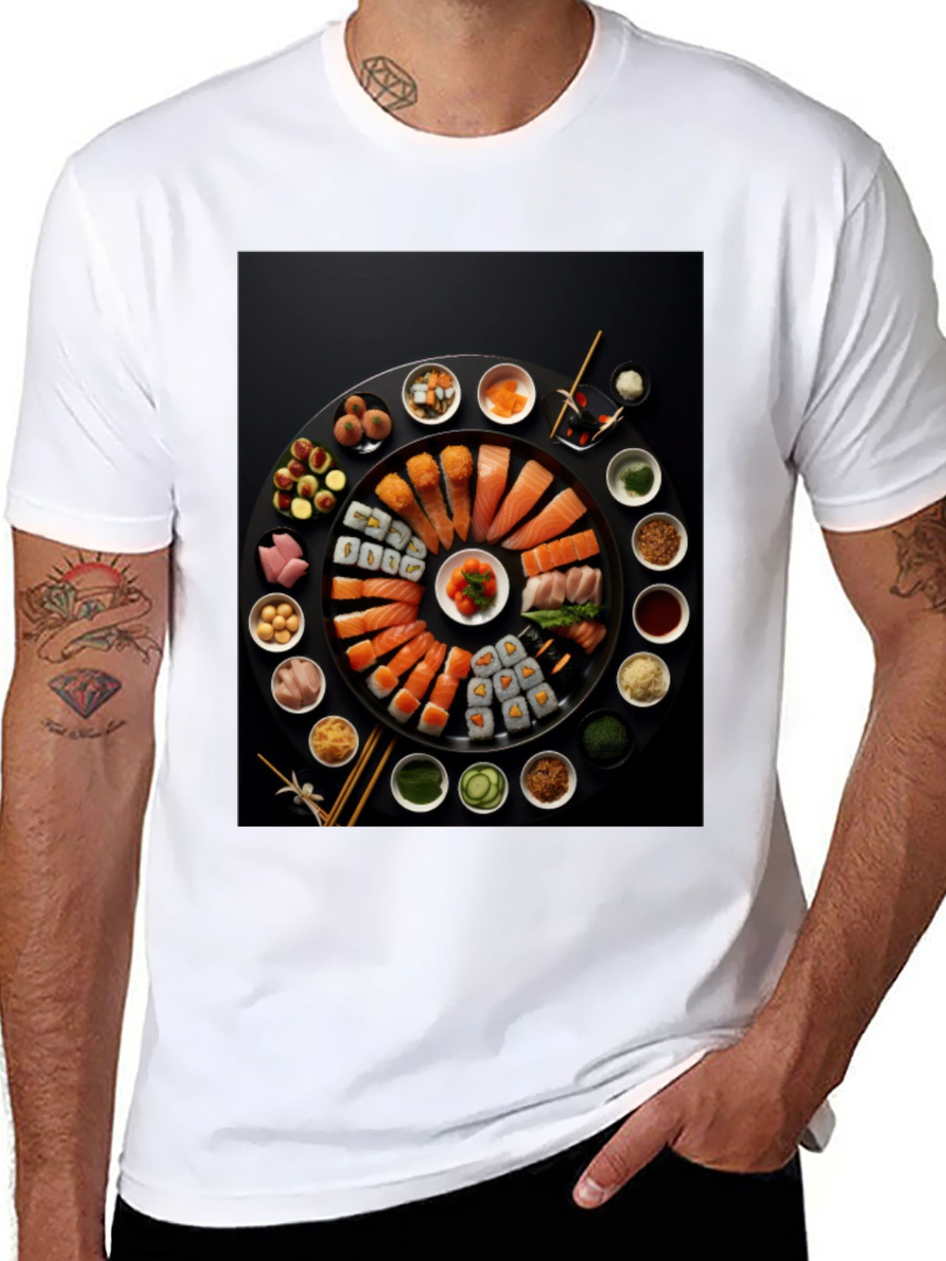 Sushi Lovers T-Shirt - Foodie Fashion