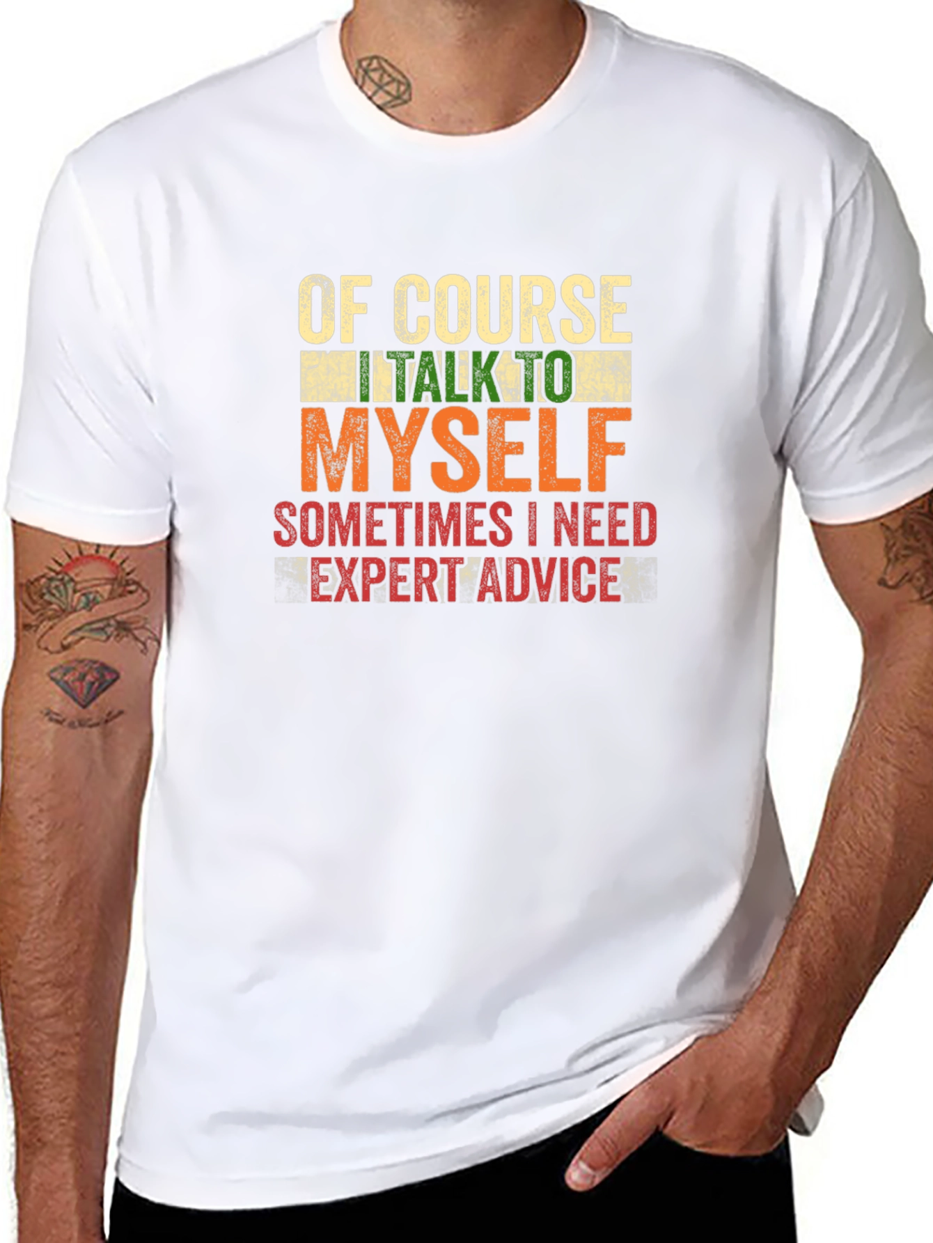 Funny Expert Advice Black T-Shirt
