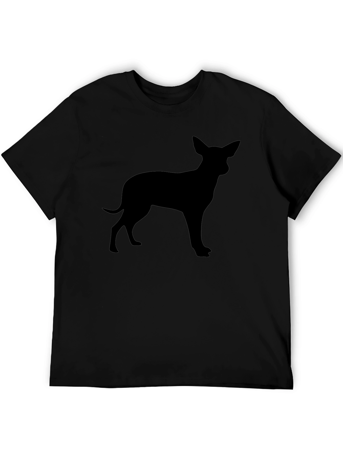 Chihuahua Silhouette Black T-Shirt - Dog Lover Tee