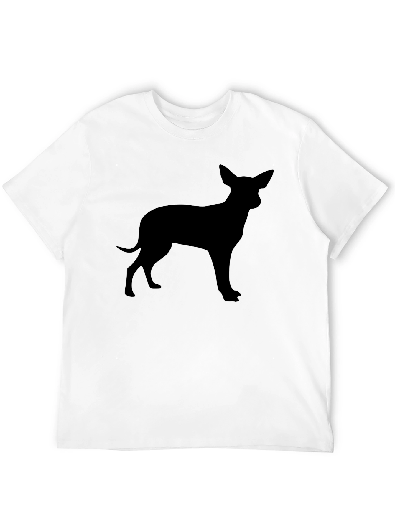Chihuahua Silhouette Black T-Shirt - Dog Lover Tee