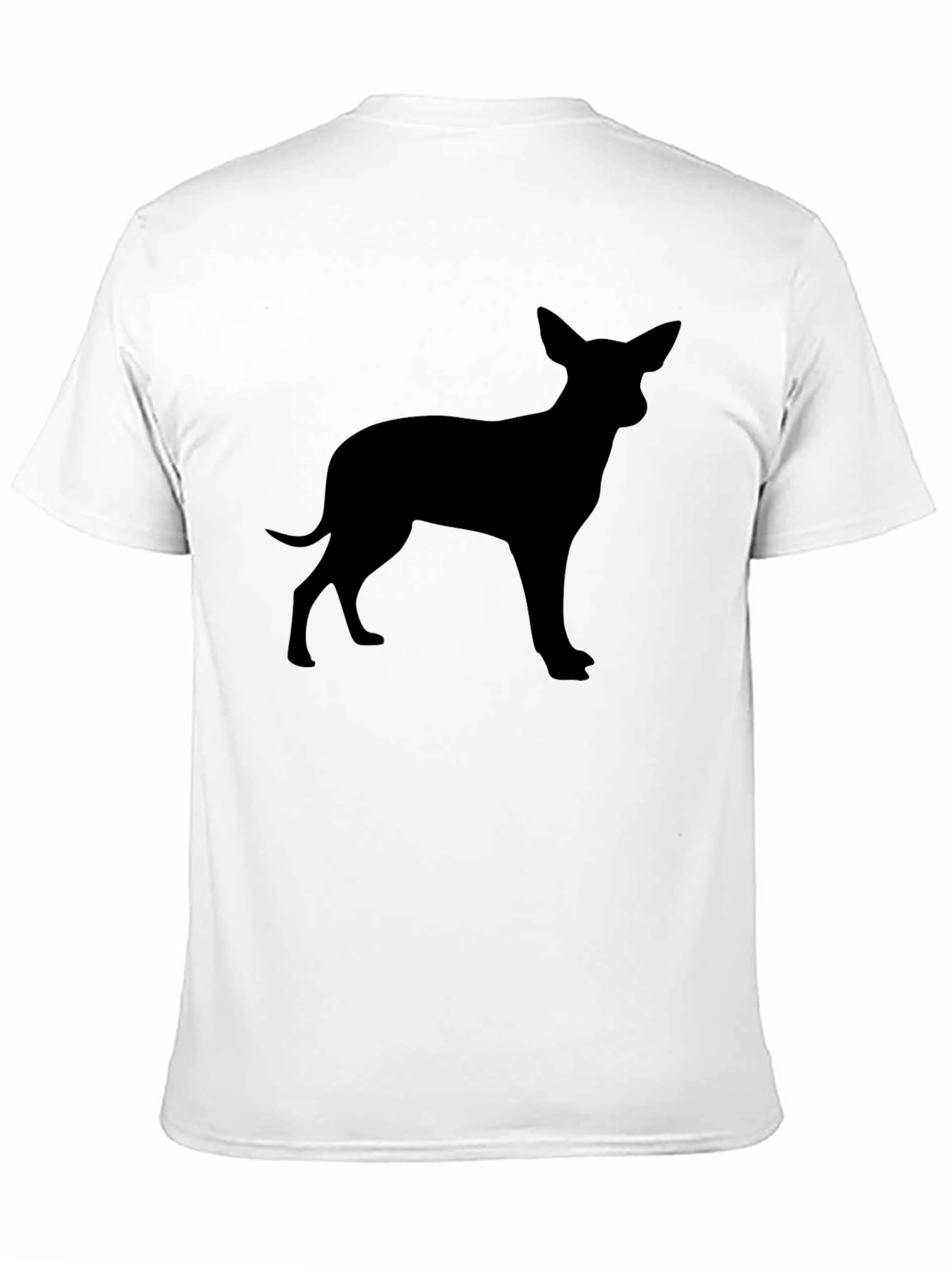 Chihuahua Silhouette Black T-Shirt - Dog Lover Tee