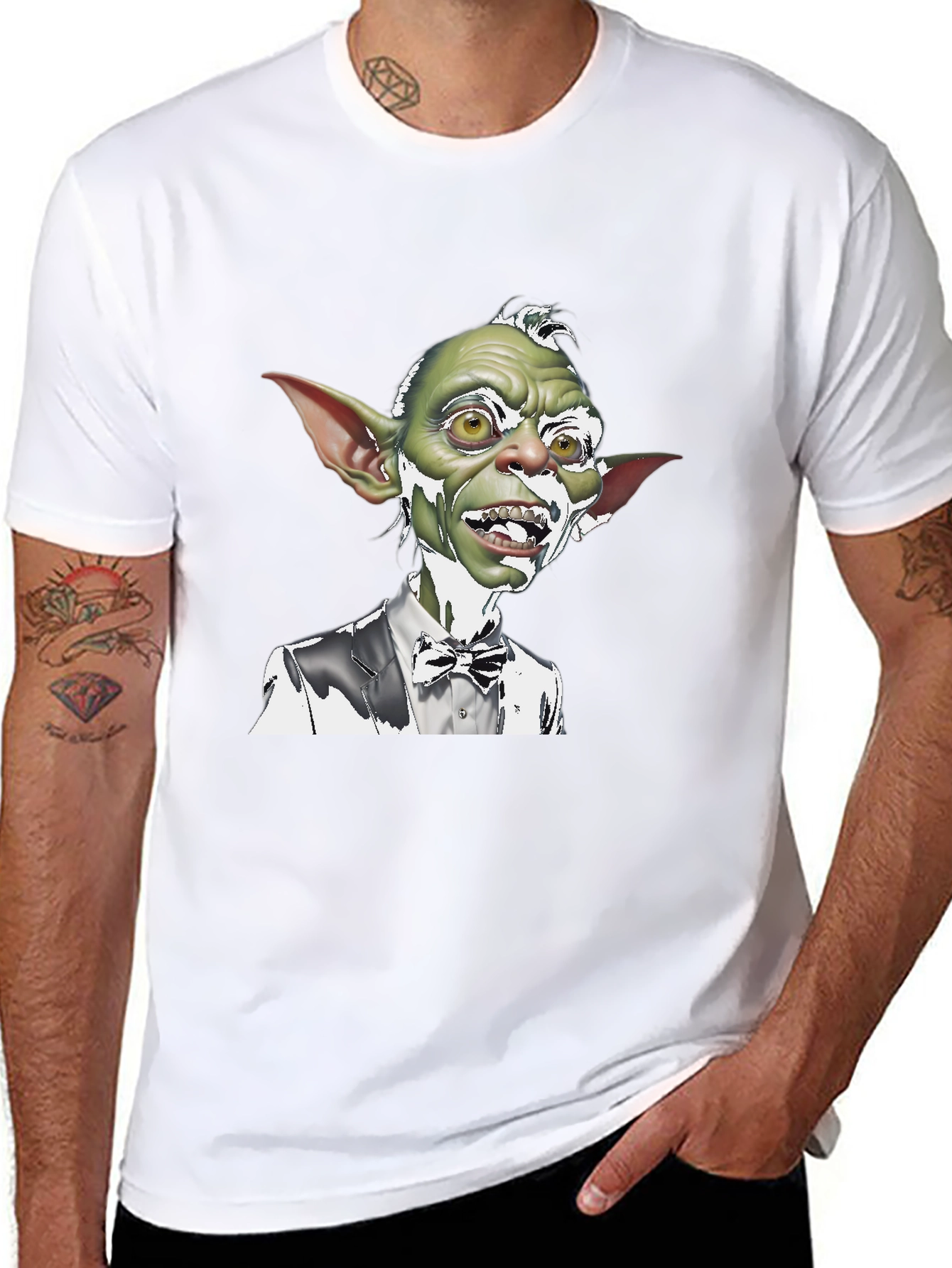 Goblin Tuxedo T-Shirt - Unique Graphic Tee