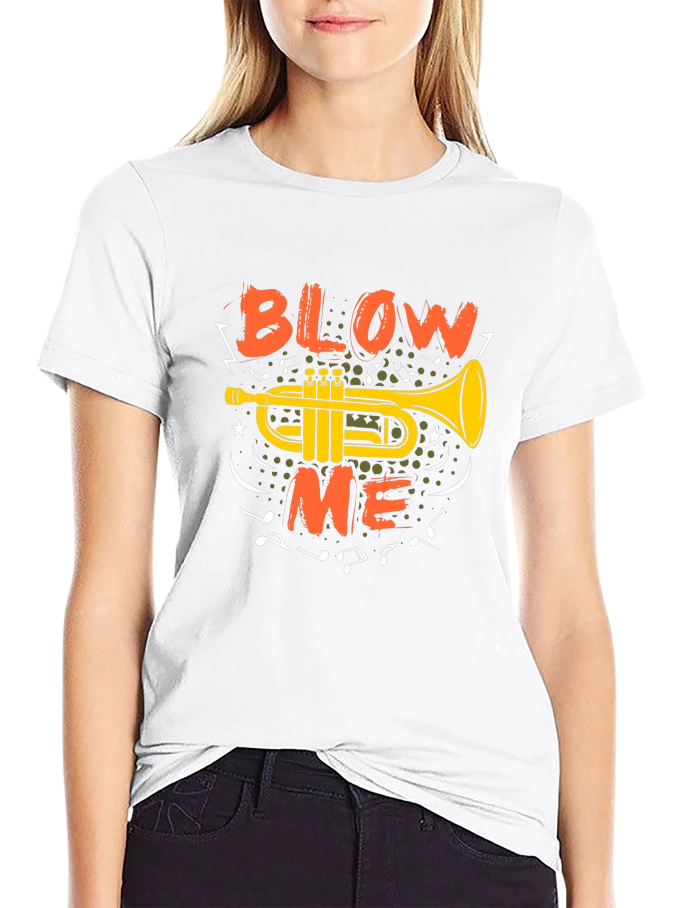 Blow Me Trumpet Graphic T-Shirt - Music Lover Tee
