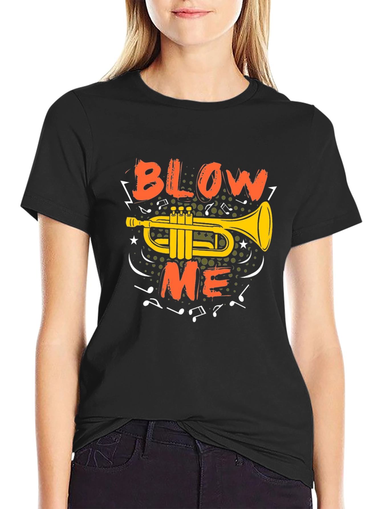 Blow Me Trumpet Graphic T-Shirt - Music Lover Tee