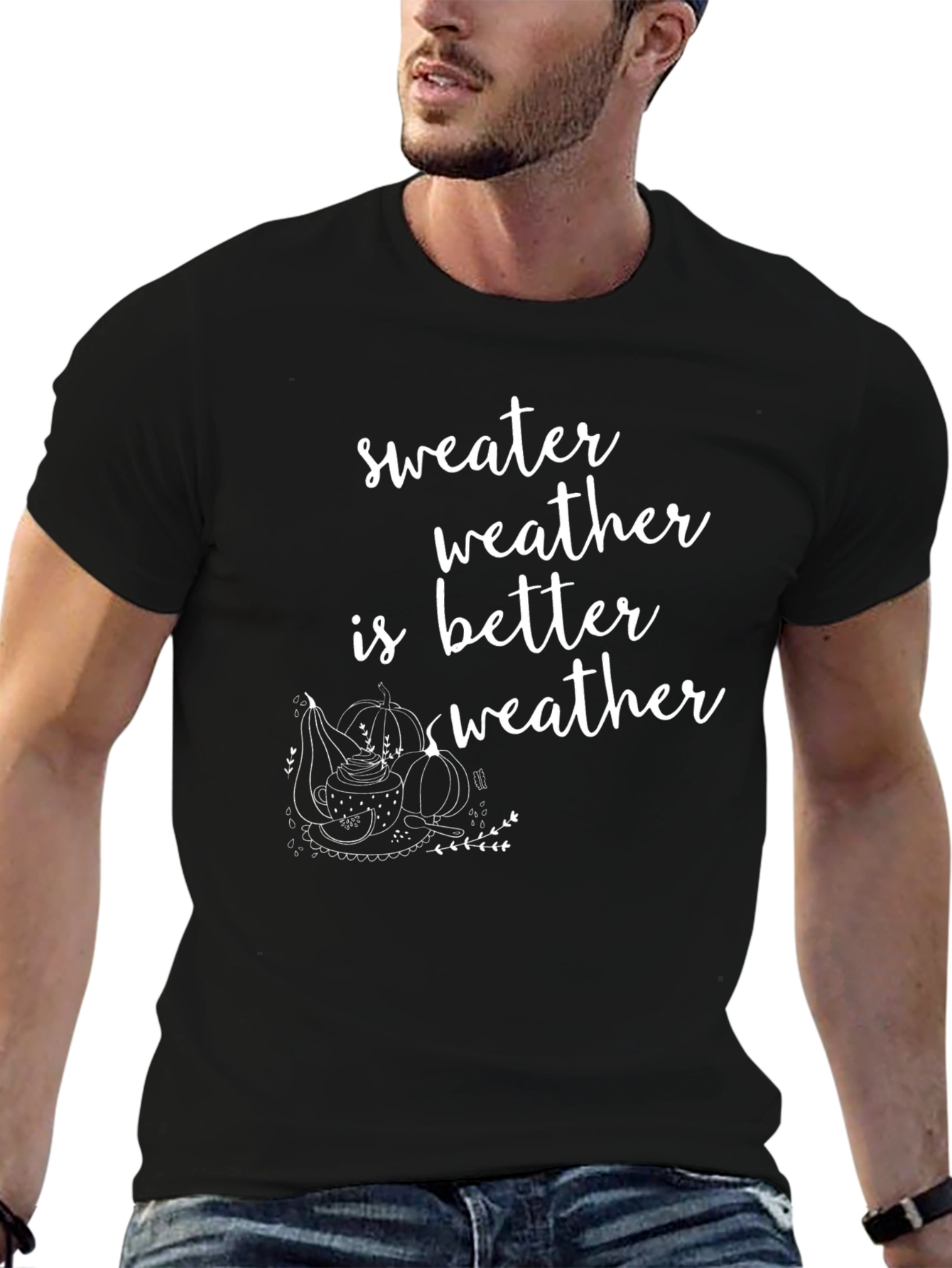 Sweater Weather T-Shirt Fall Graphic Tee