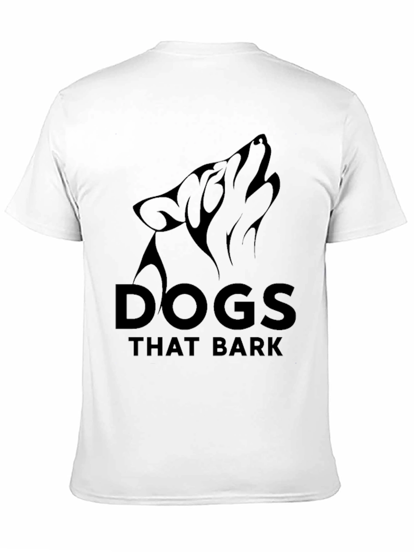 Dogs That Bark T-Shirt - Black Graphic Tee
