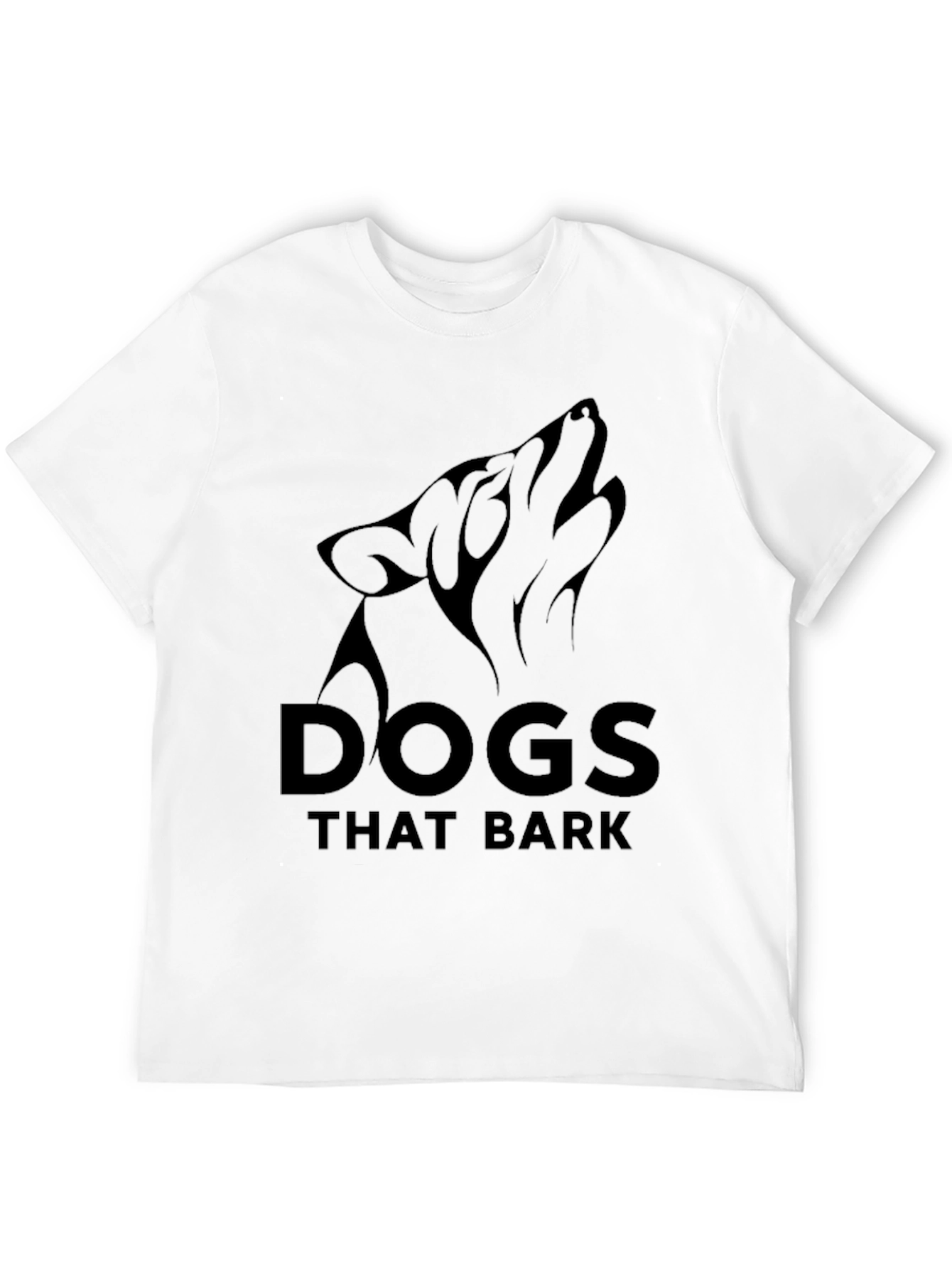 Dogs That Bark T-Shirt - Black Graphic Tee