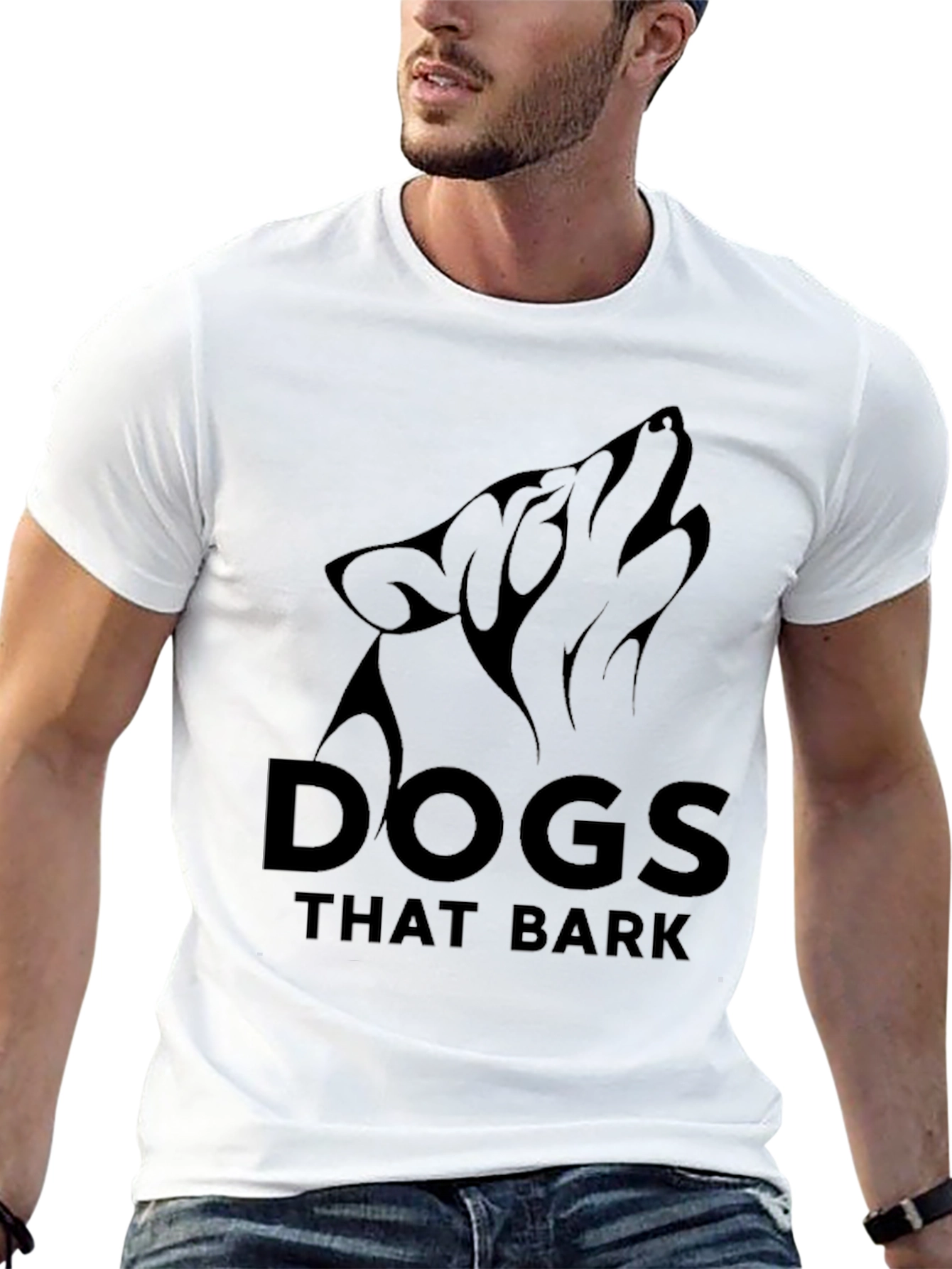 Dogs That Bark T-Shirt - Black Graphic Tee
