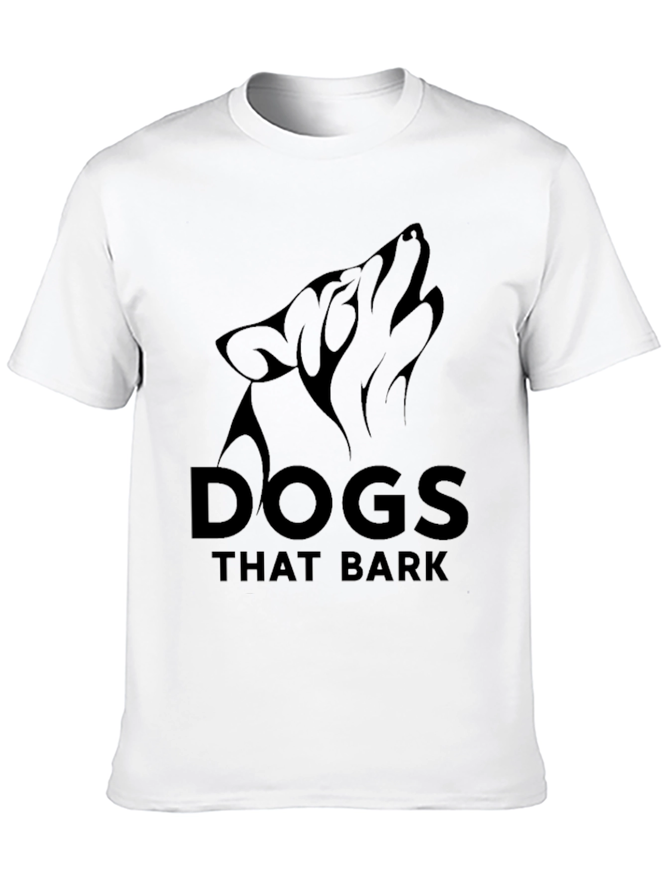 Dogs That Bark T-Shirt - Black Graphic Tee